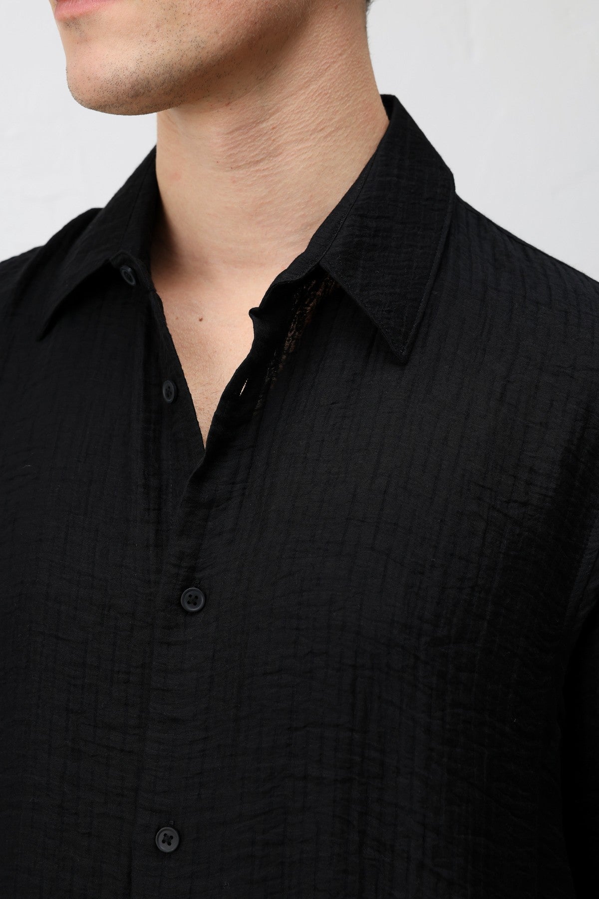 Antioch Crinkled Relax Fit Men's Shirt