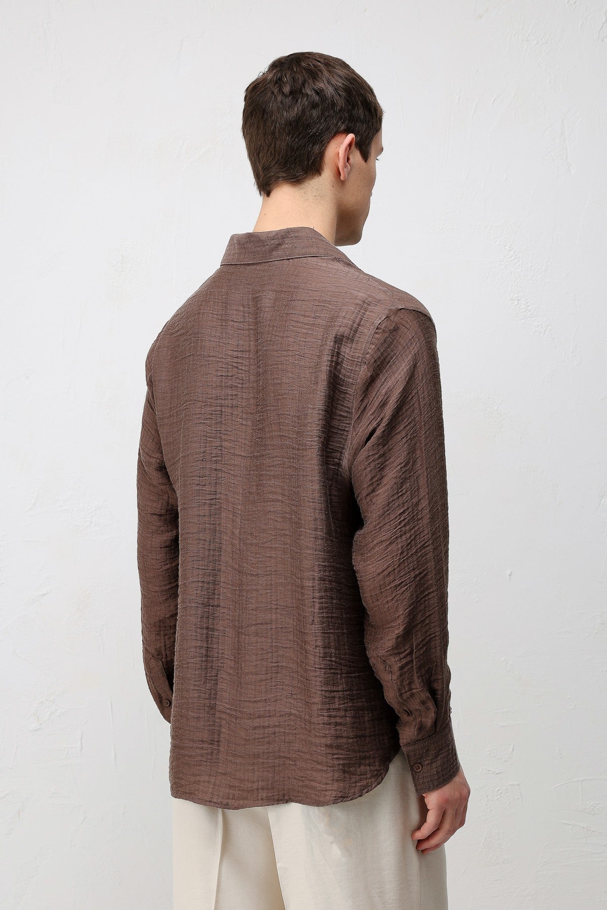 Antioch Crinkled Relax Fit Men's Shirt