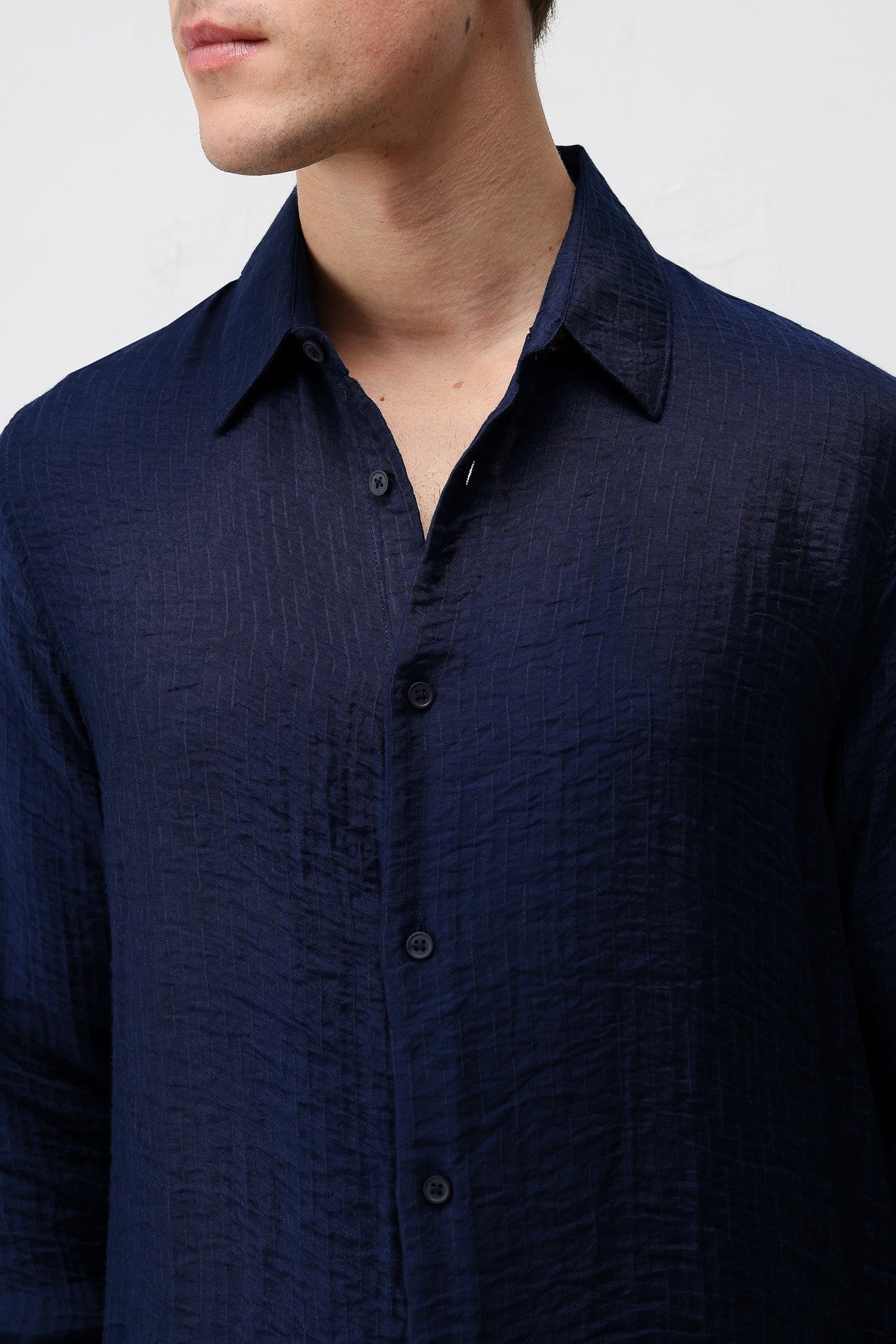 Antioch Crinkled Relax Fit Men's Shirt