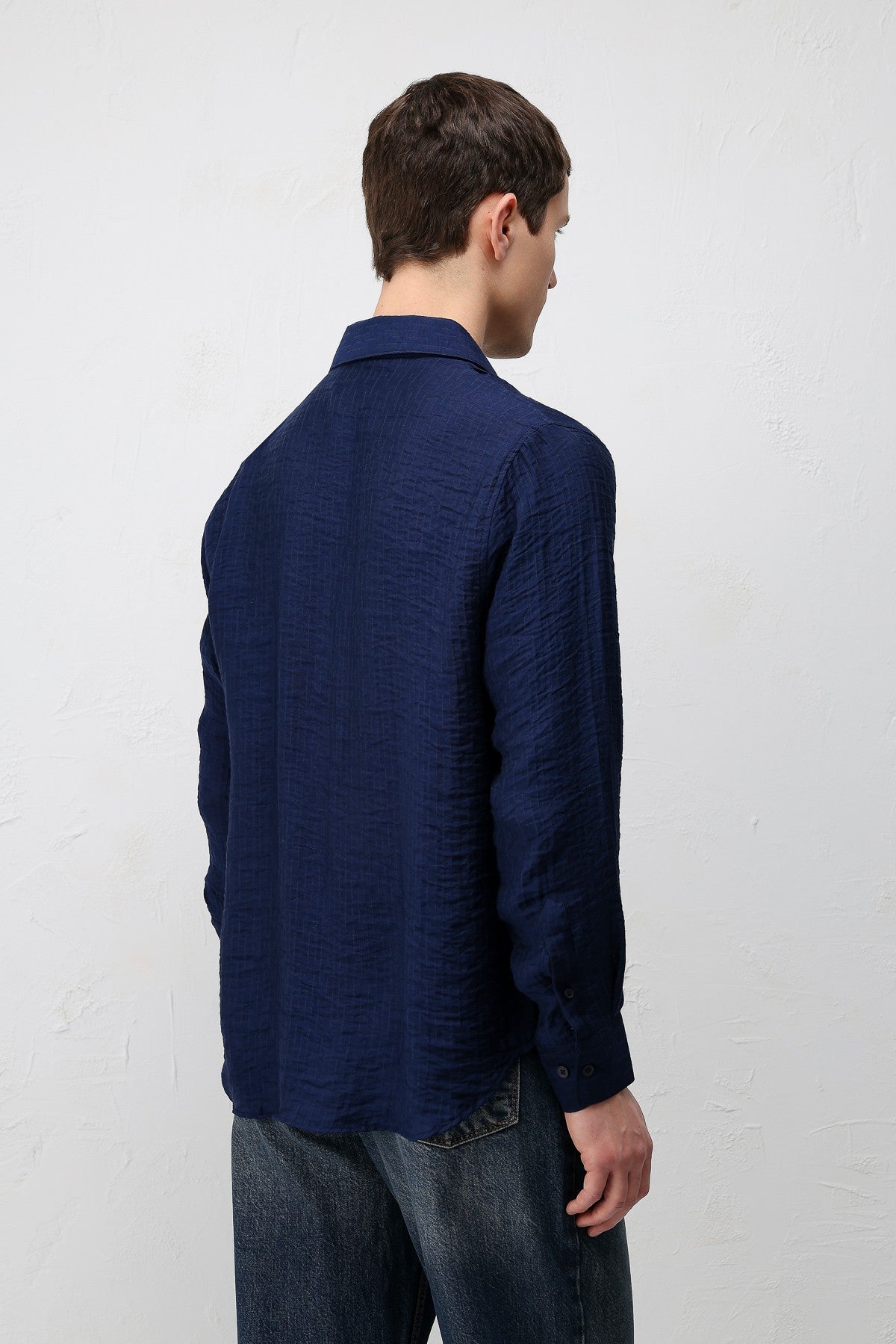 Antioch Crinkled Relax Fit Men's Shirt