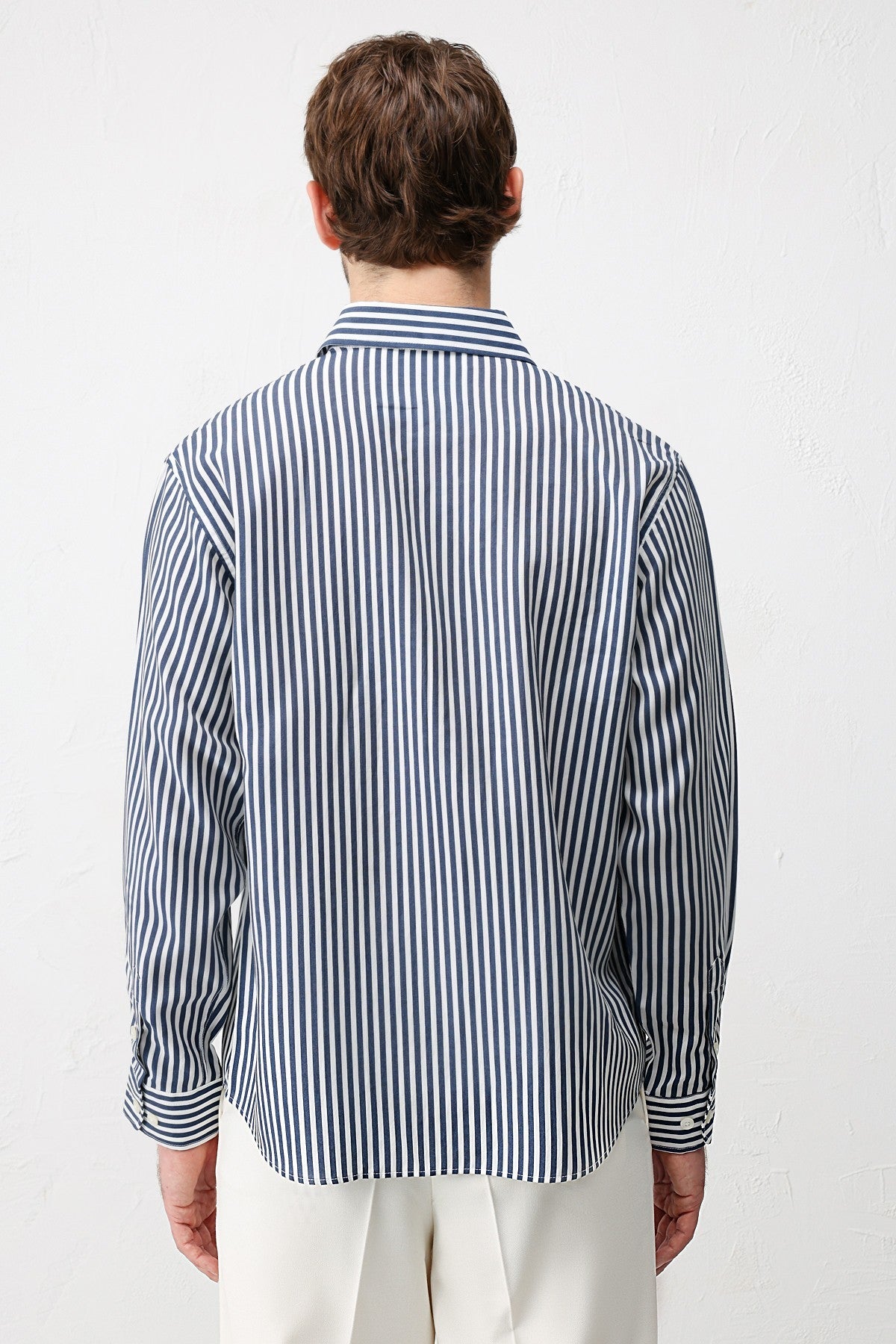 Antioch Lyocell-Blend Relaxed-Fit Striped Men's Shirt