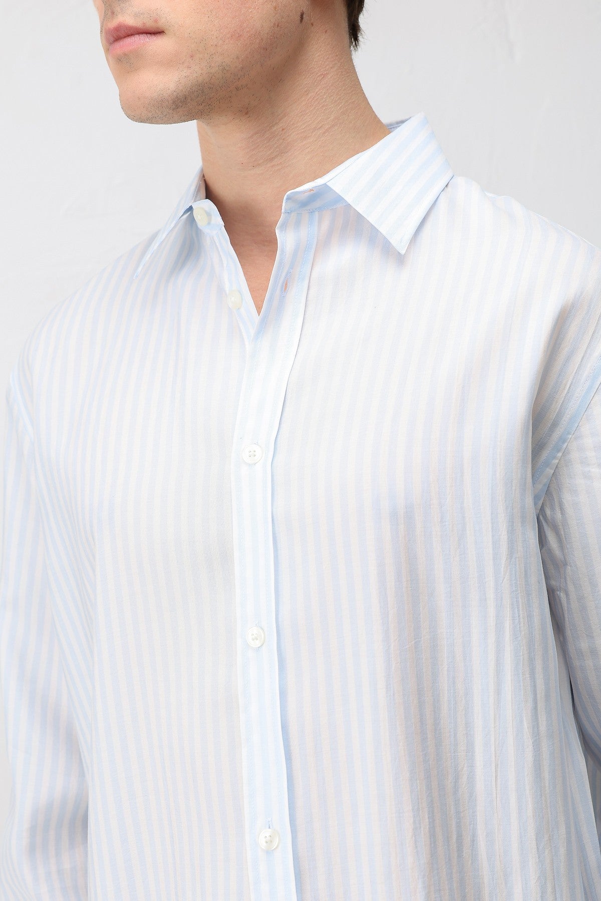 Antioch Lyocell-Blend Relaxed-Fit Striped Men's Shirt