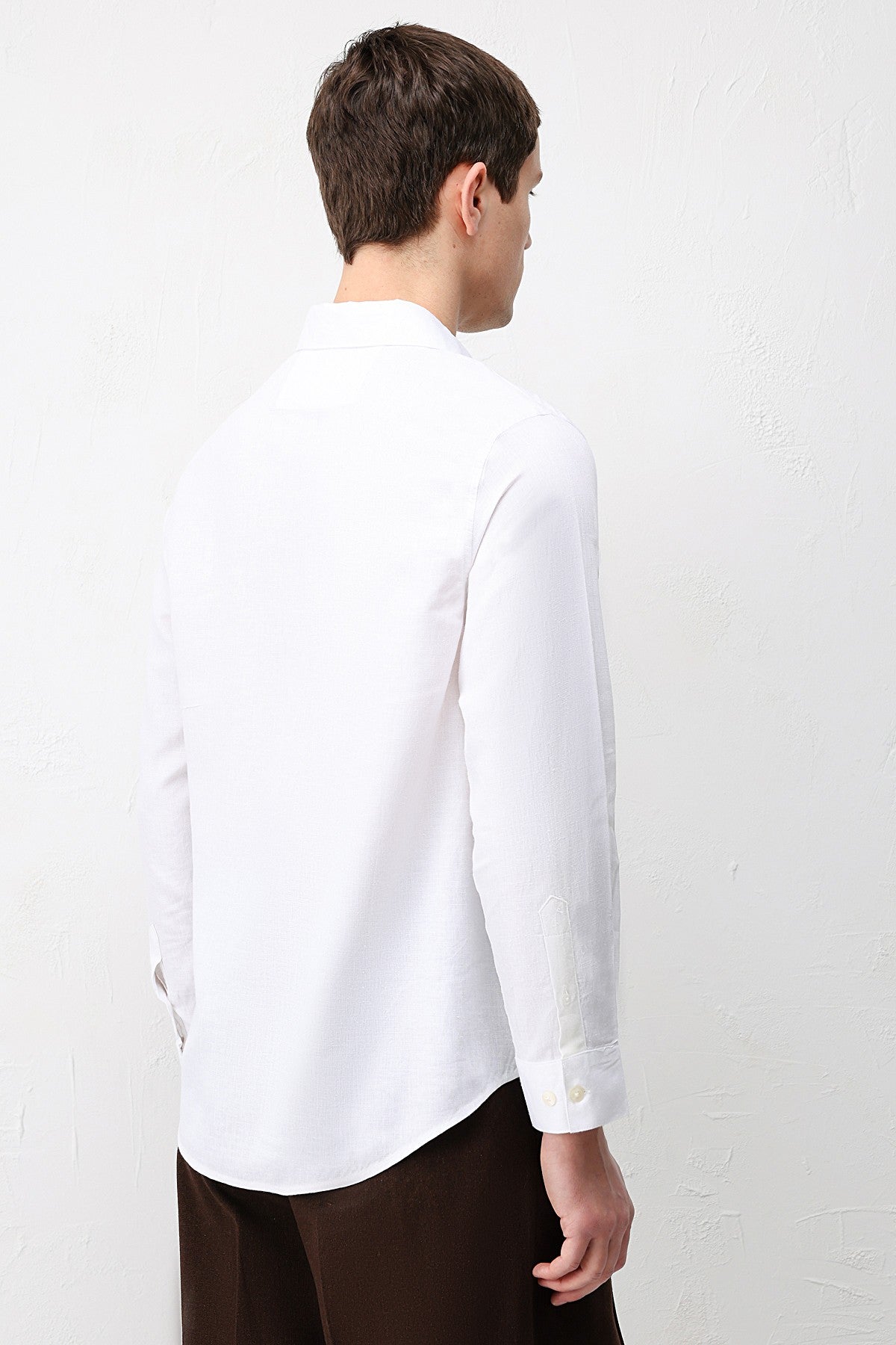 Men's Relaxed-Fit Shirt with Linen Blend