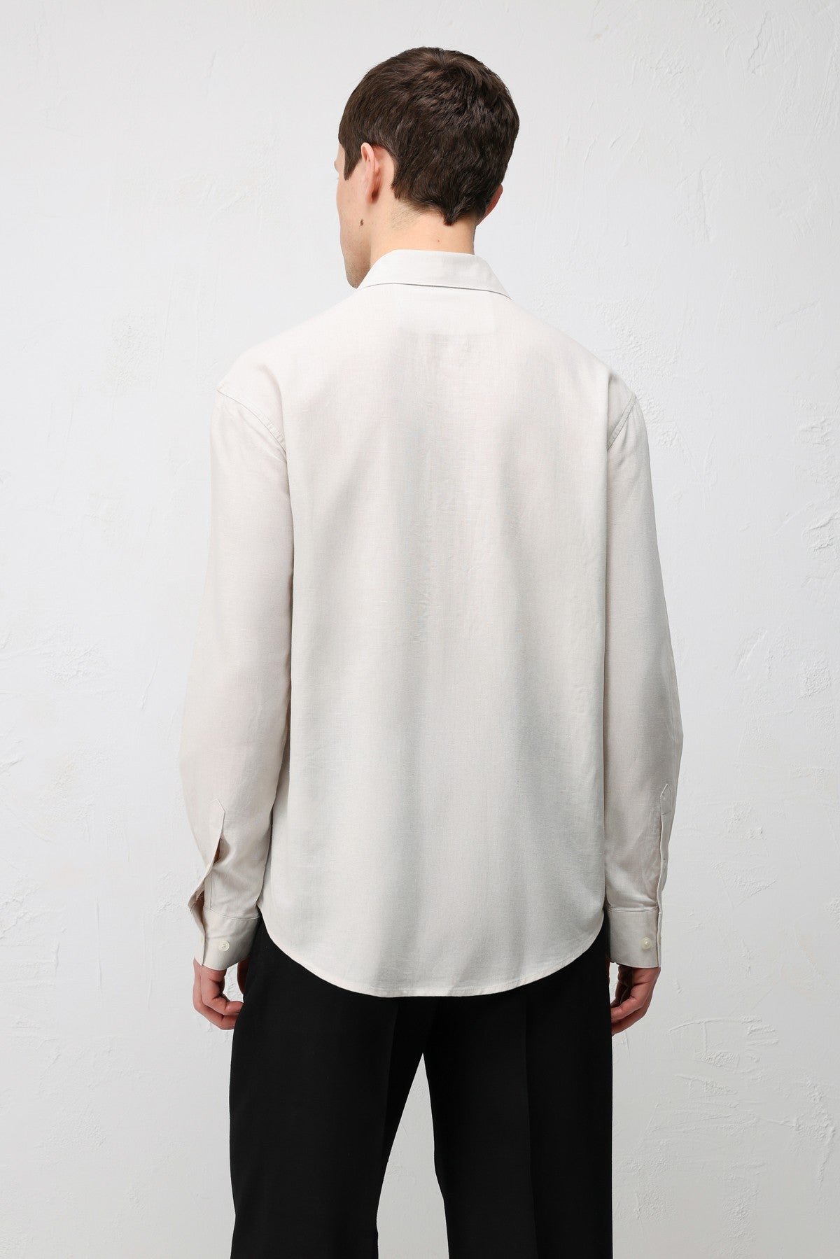 Men's Relaxed-Fit Shirt with Linen Blend