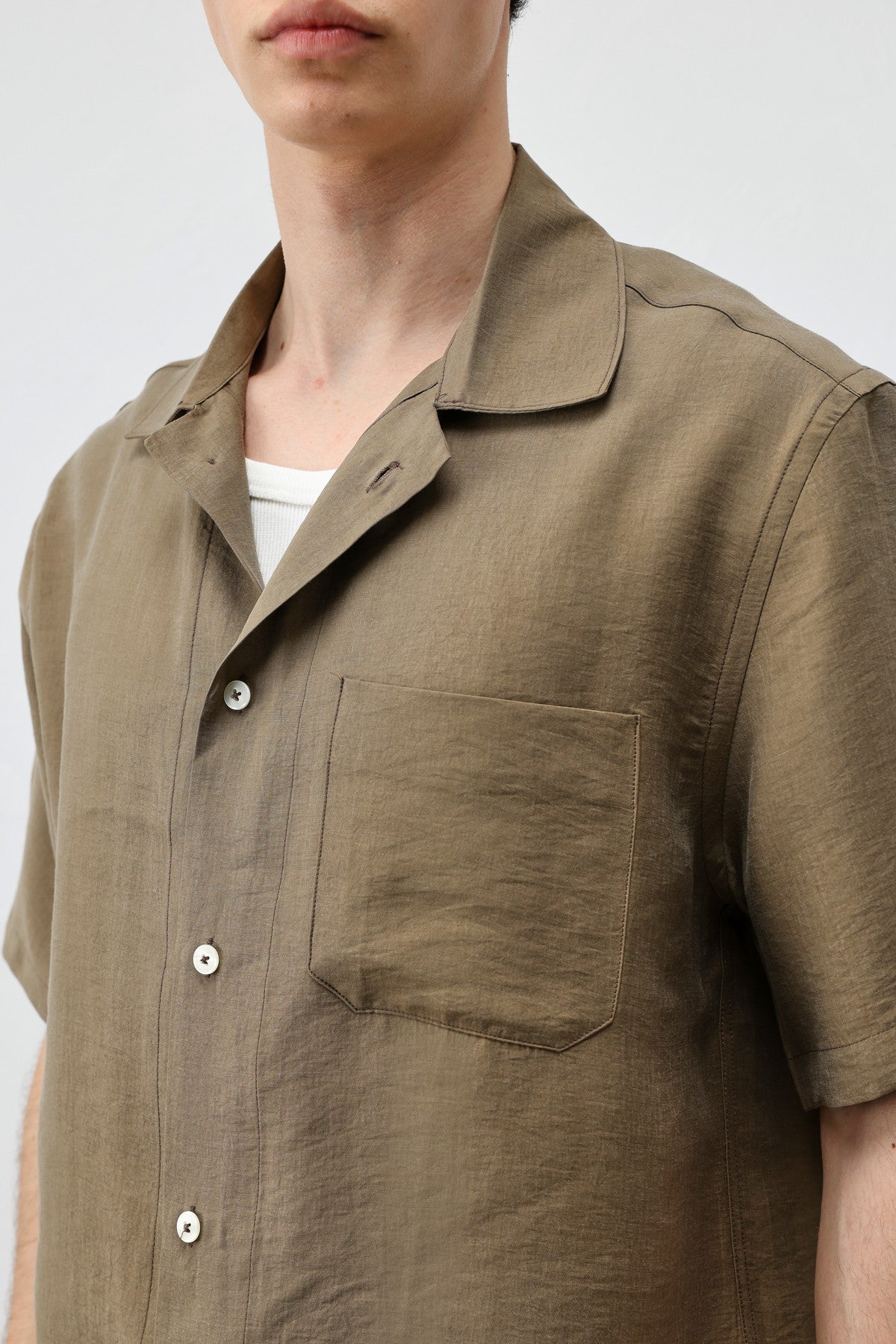 Antioch Lyocell-Blend Short-Sleeve Men's Shirt