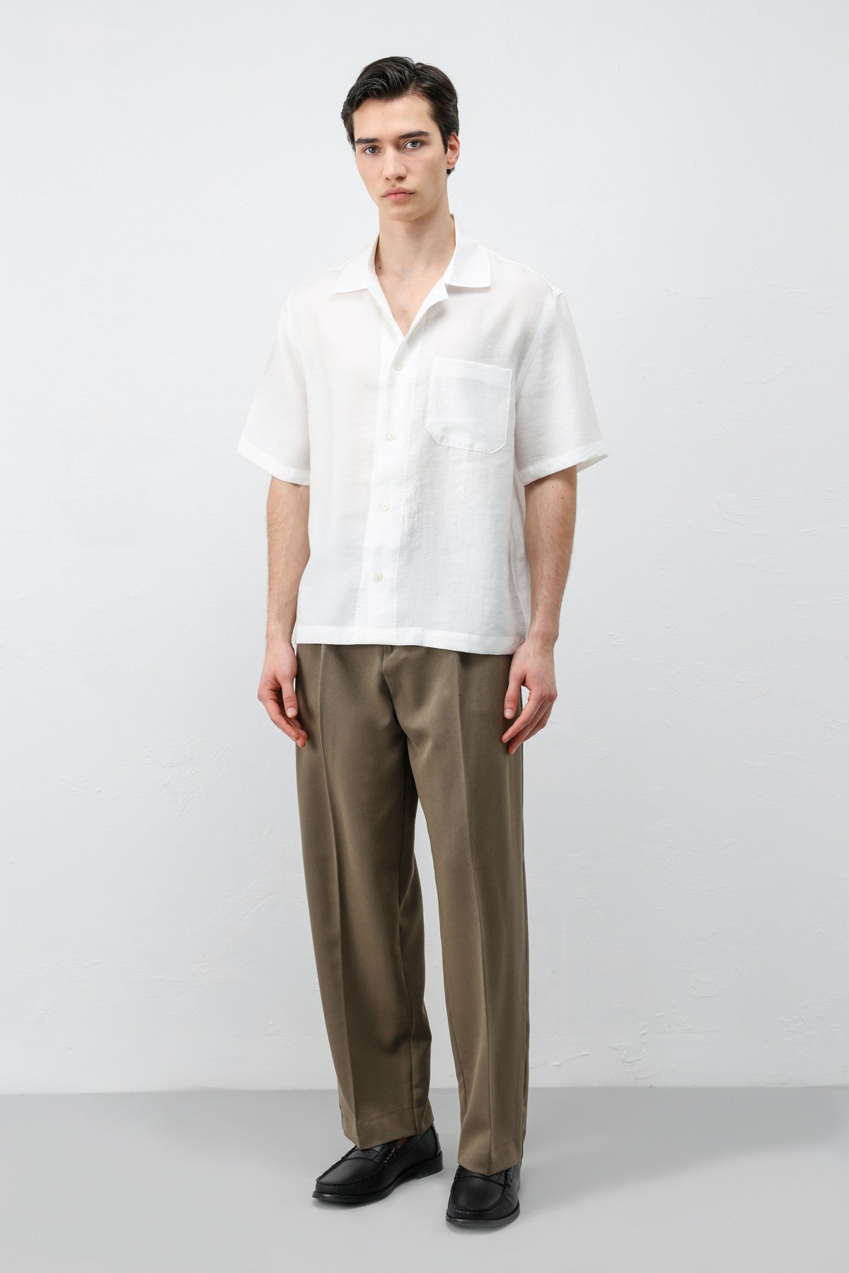 Antioch Lyocell-Blend Short-Sleeve Men's Shirt