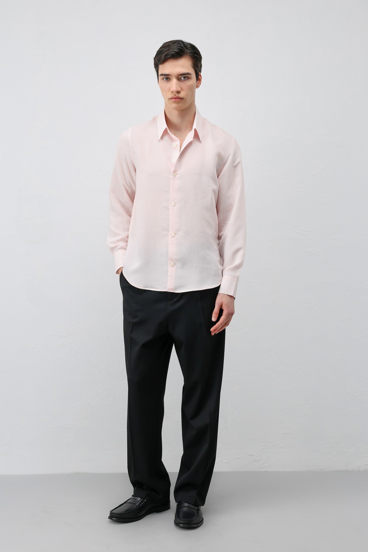 Antioch Men's Striped Shirt with Modal Blend