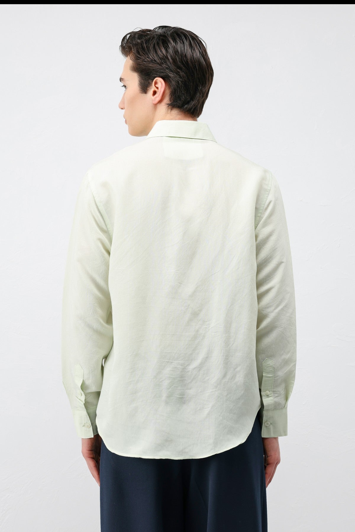 Men's Striped Shirt with Modal Blend
