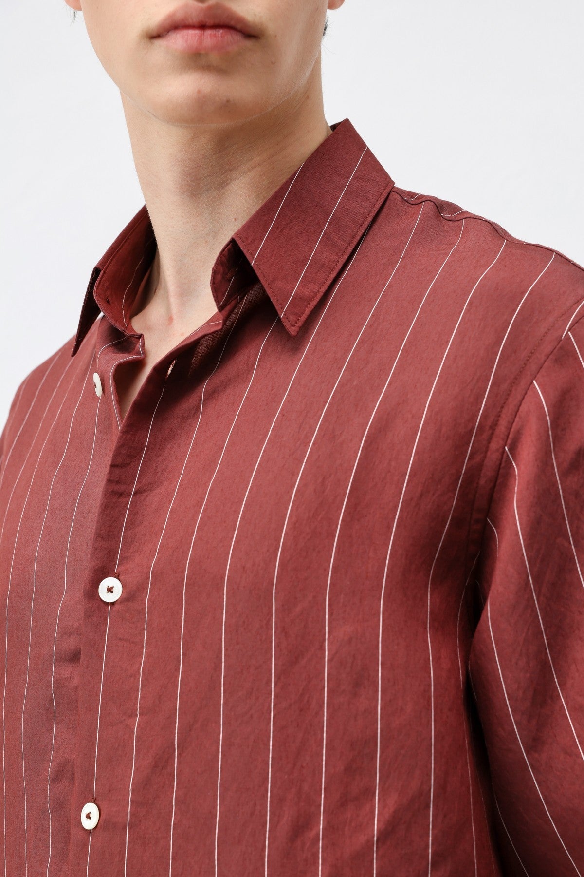 Antioch Men's Striped Shirt with Modal Blend