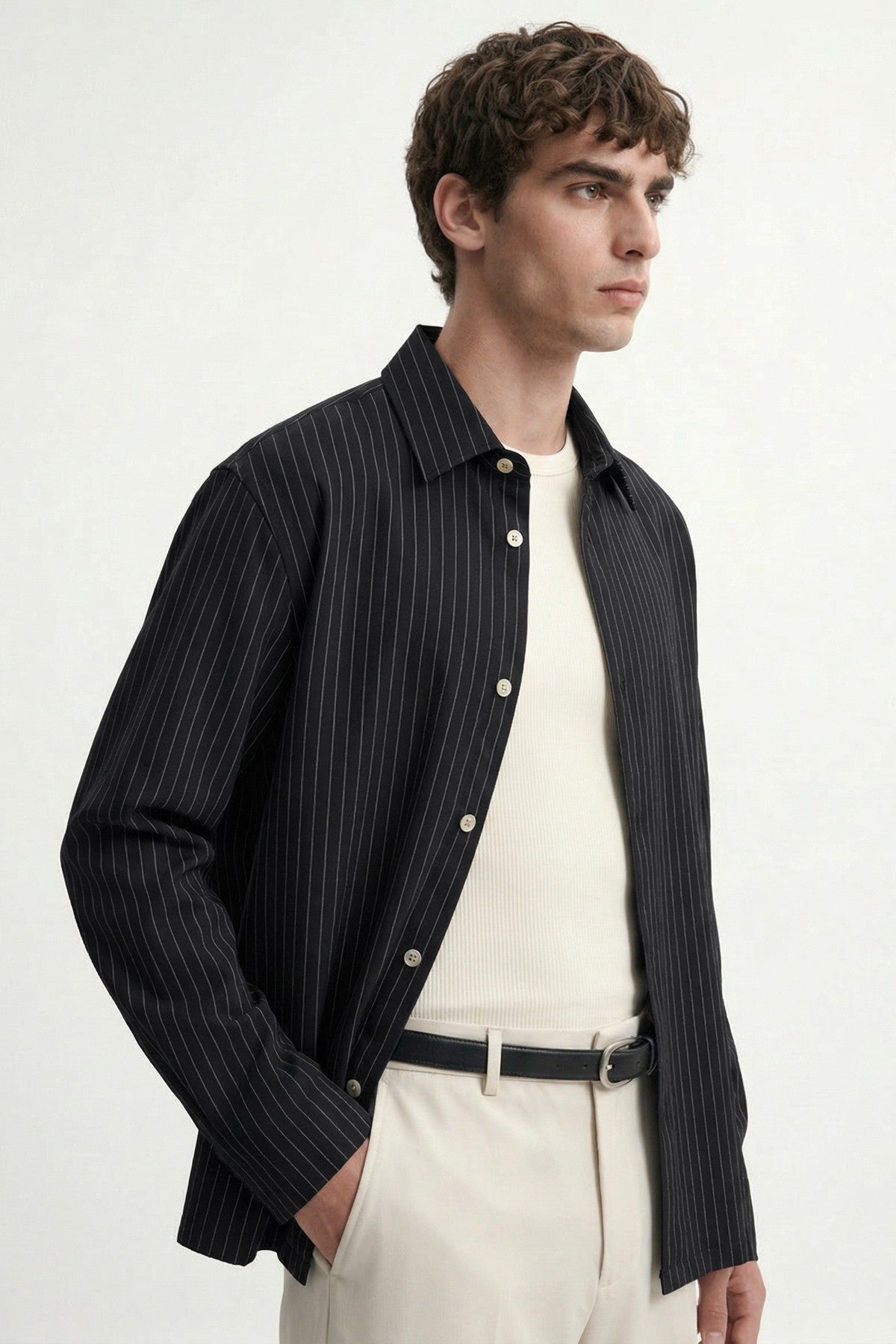 Antioch Relaxed-Fit Striped Men's Shirt