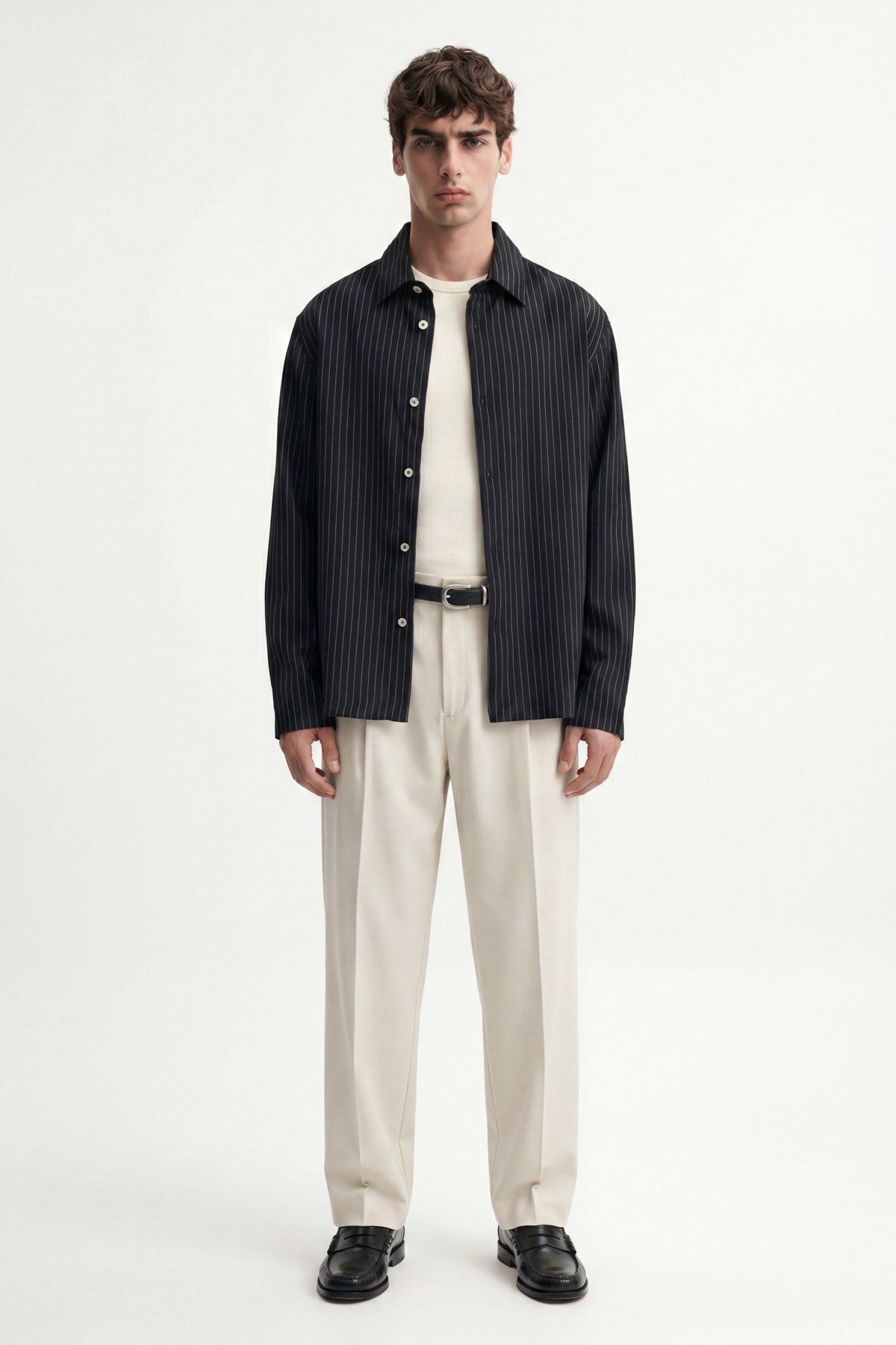 Antioch Relaxed-Fit Striped Men's Shirt