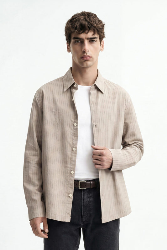 Antioch Relaxed-Fit Striped Men's Shirt