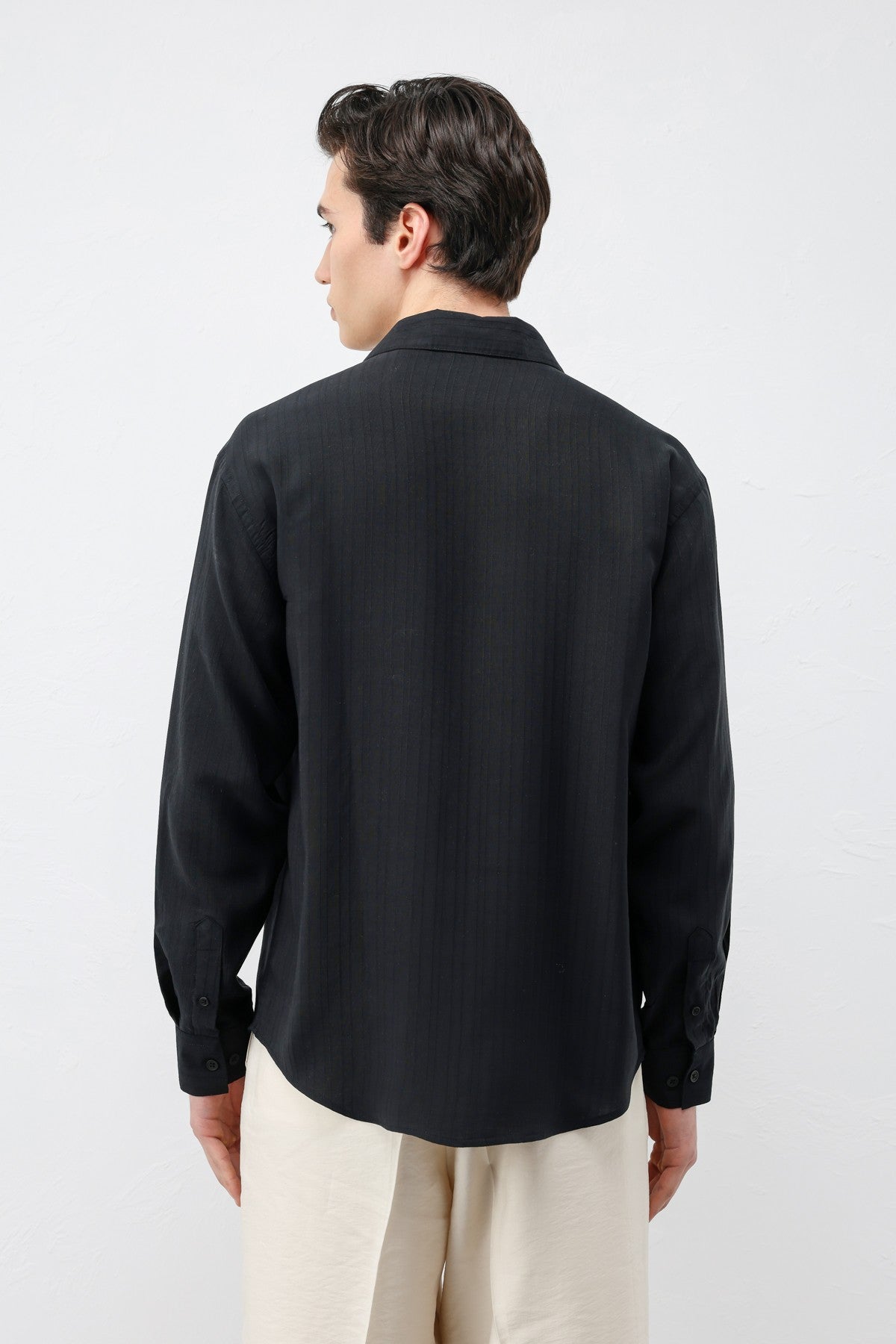 Antioch 100% Lyocell Striped Men's Shirt