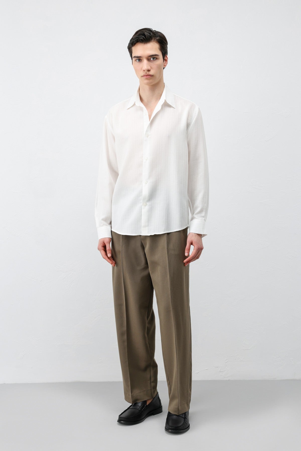 Antioch 100% Lyocell Striped Men's Shirt