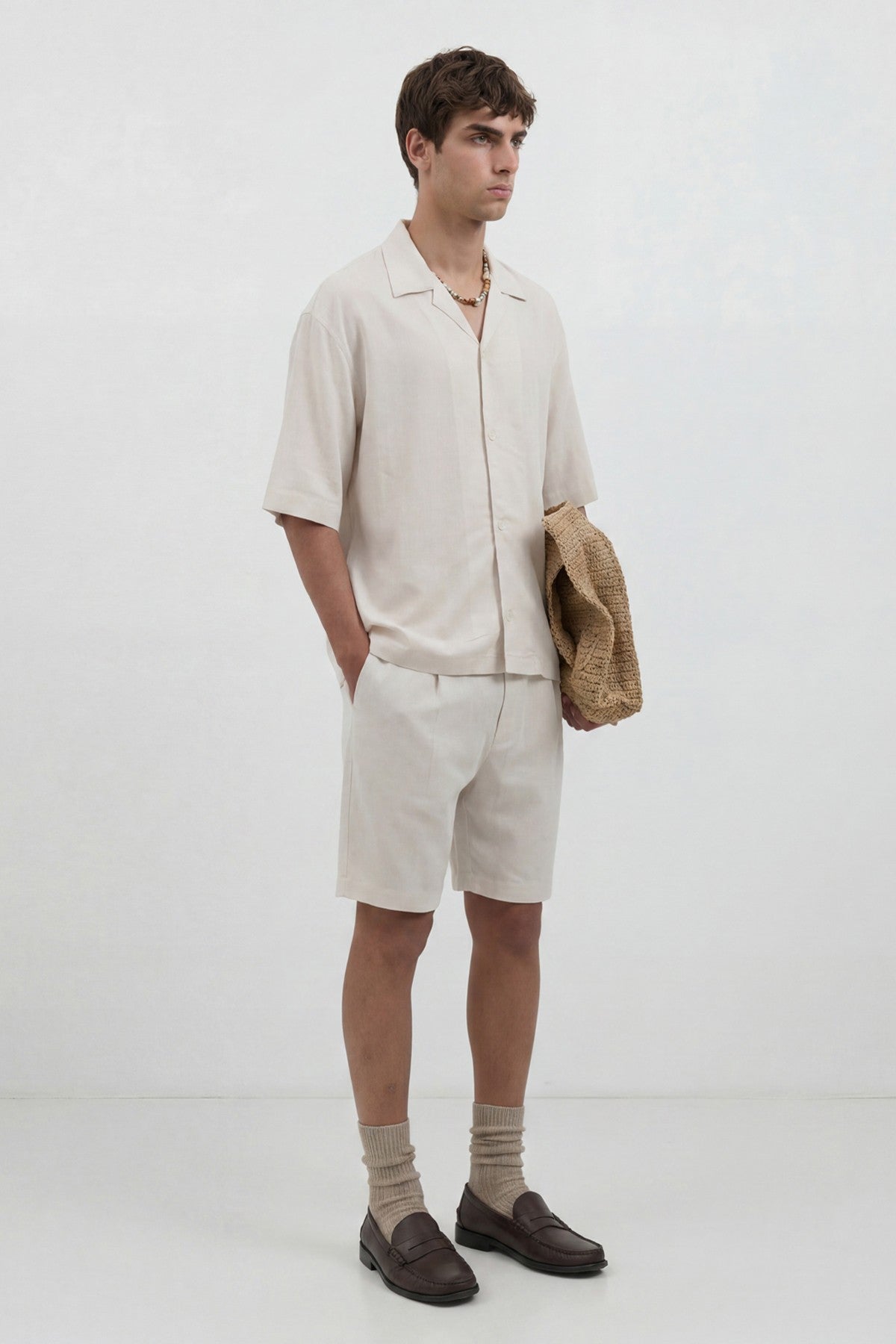 Men's Linen-Blend Shirt