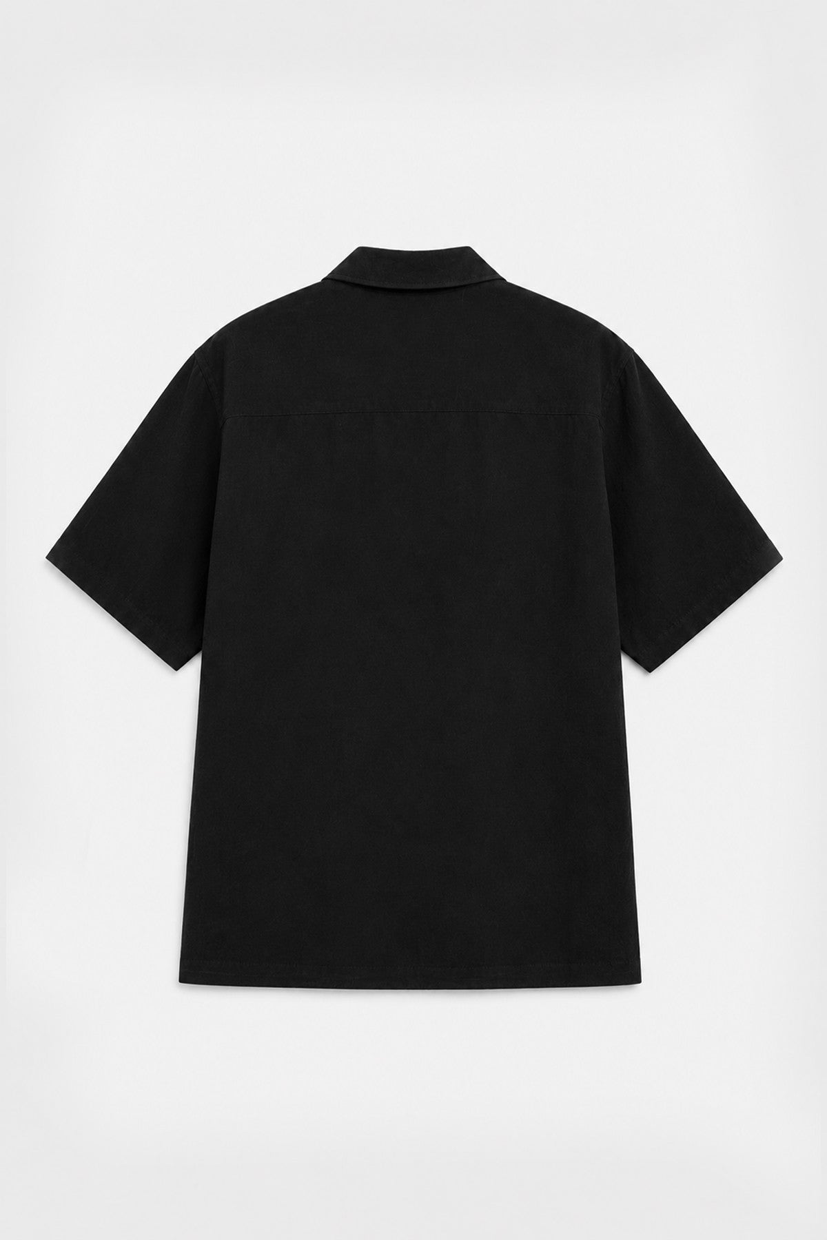 Men's Embroidered Shirt with Linen Blend