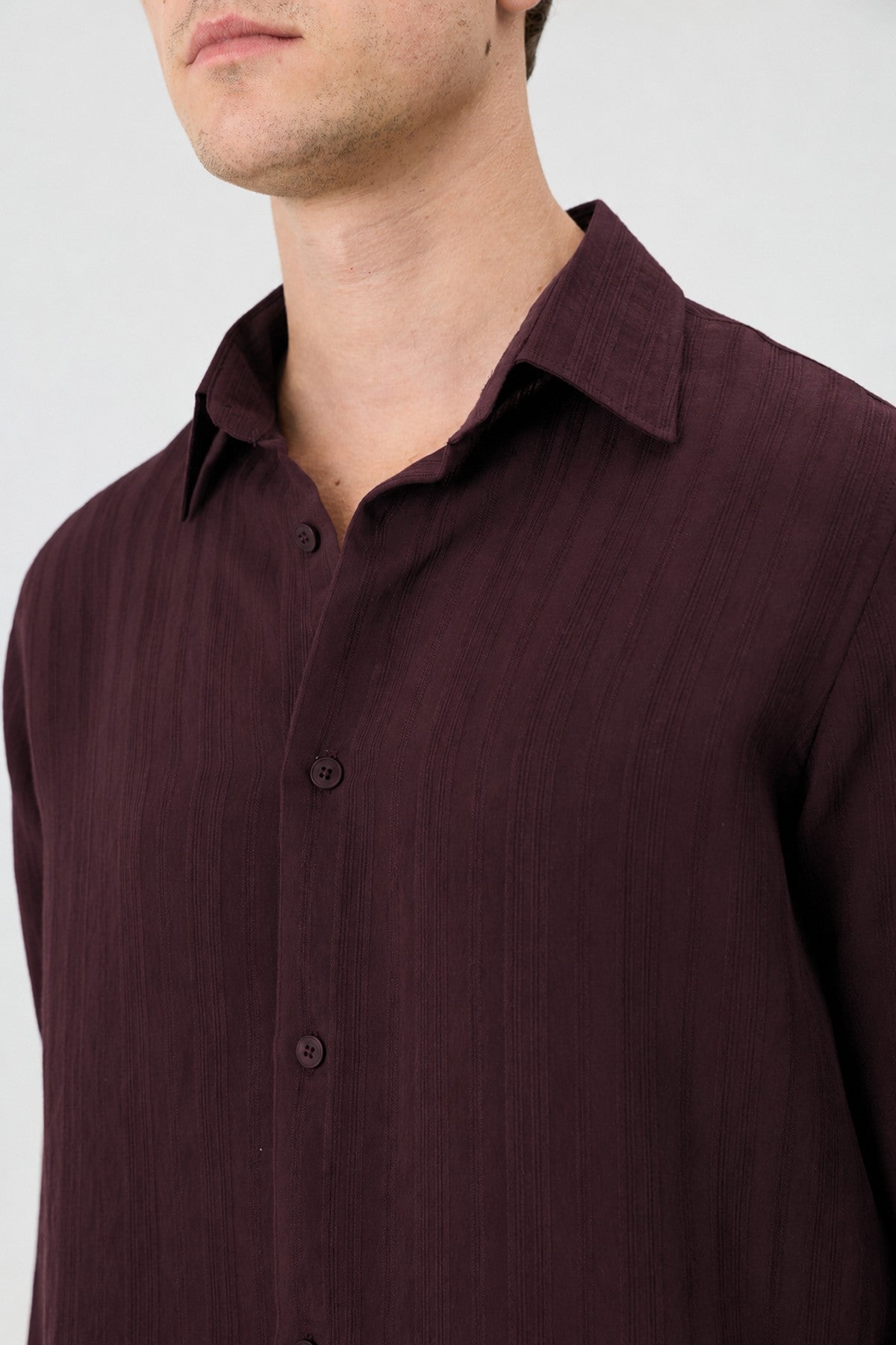Men's Striped Shirt with Modal Blend