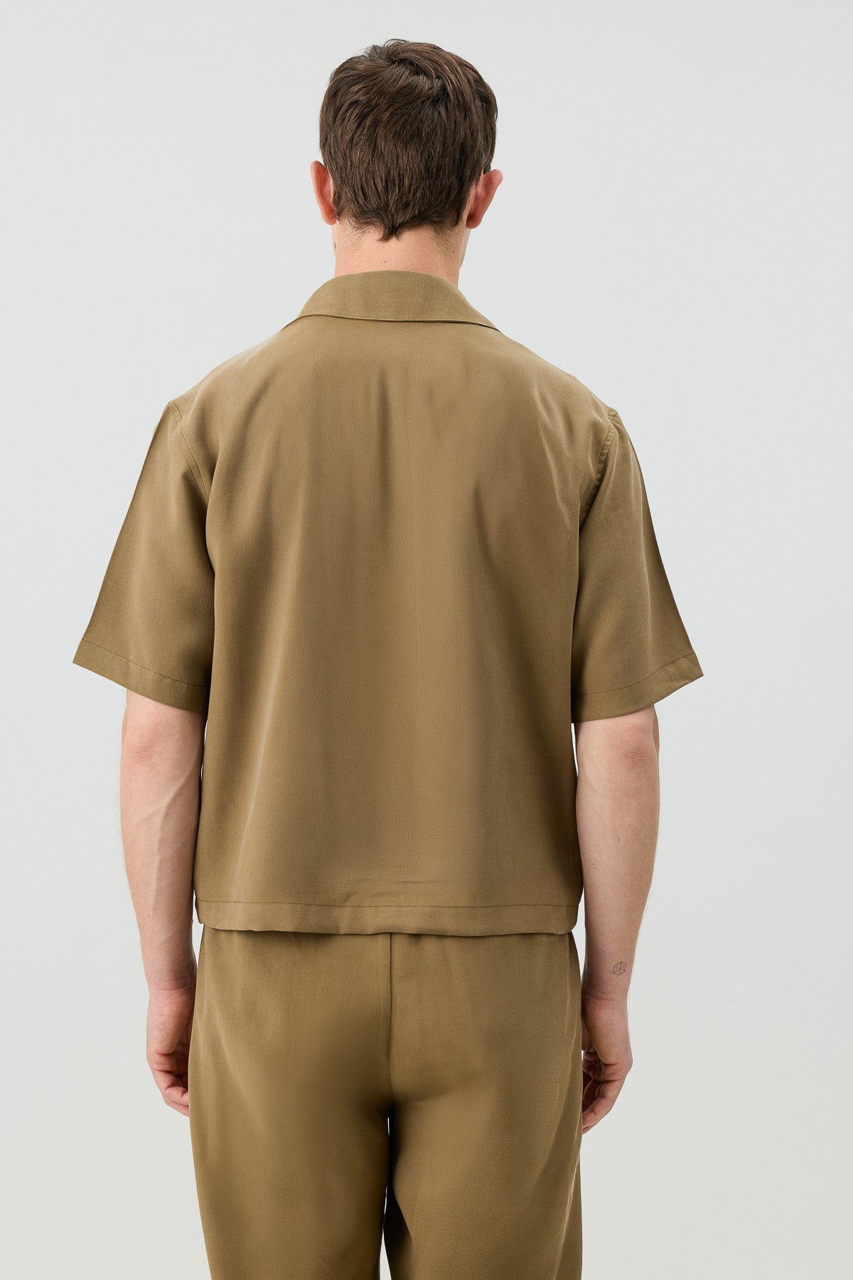 Antioch Men's Shirt with Zipper and Lyocell Blend