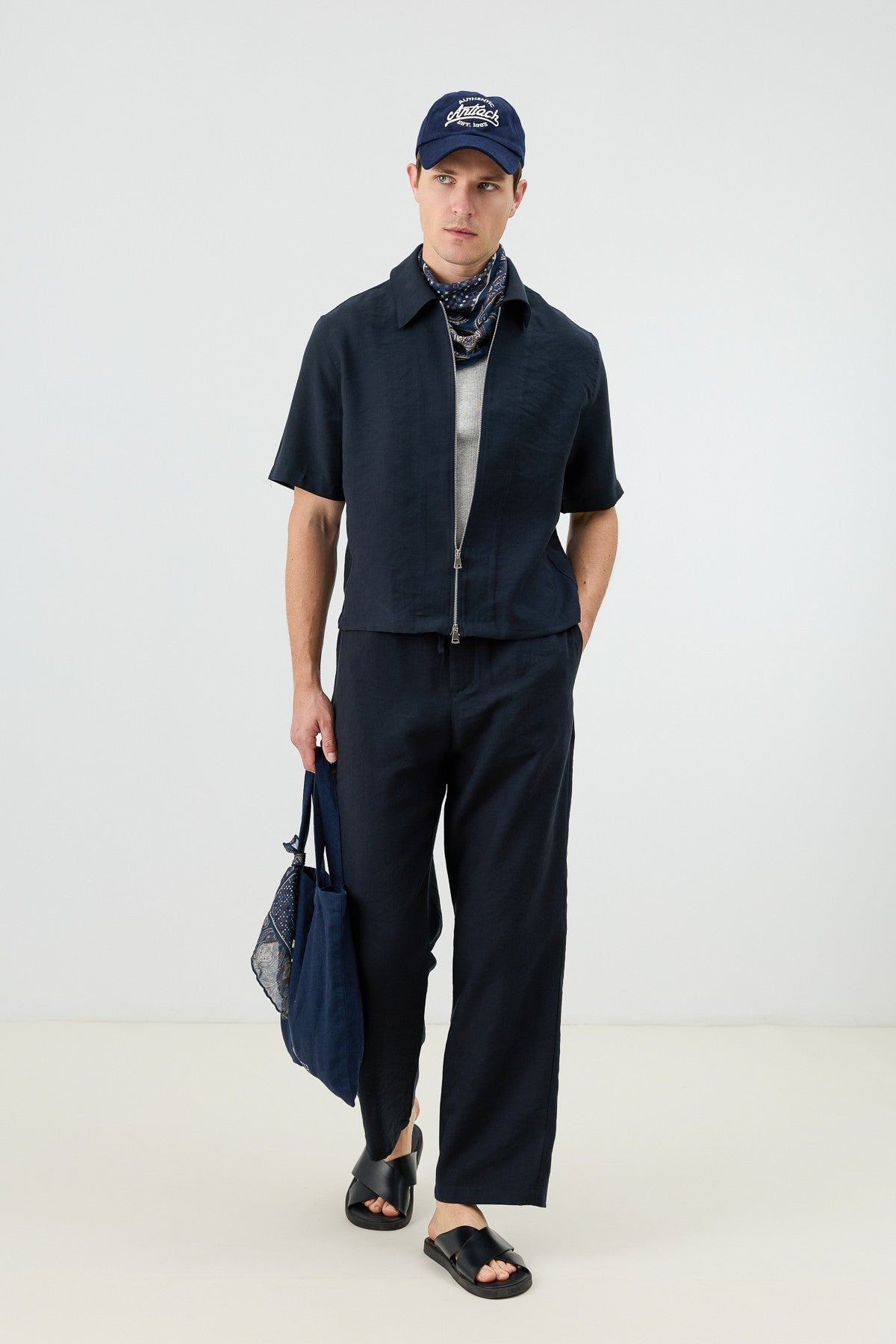 Antioch Men's Shirt with Zipper and Lyocell Blend