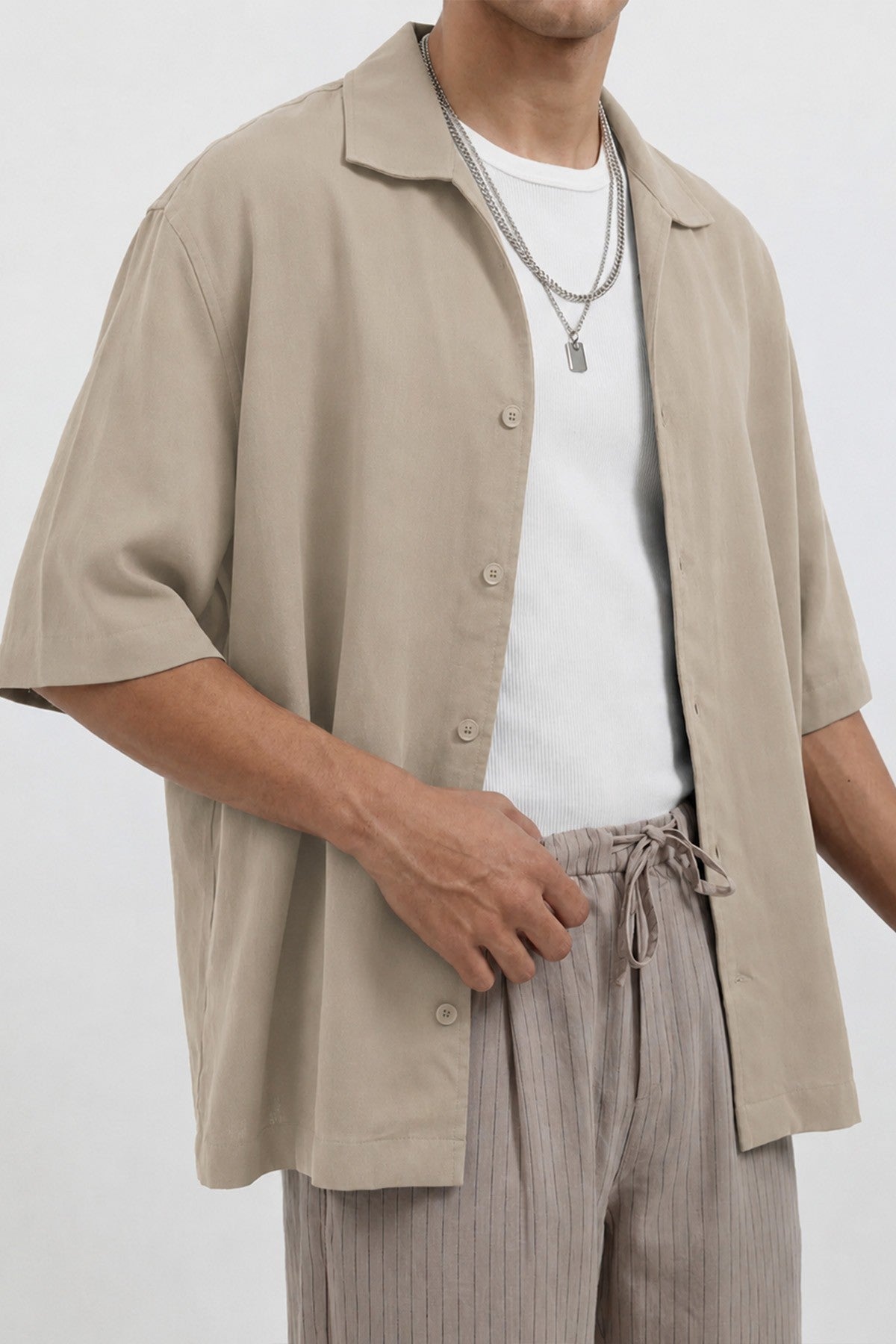 Lyocell Relax Fit Men's Shirt