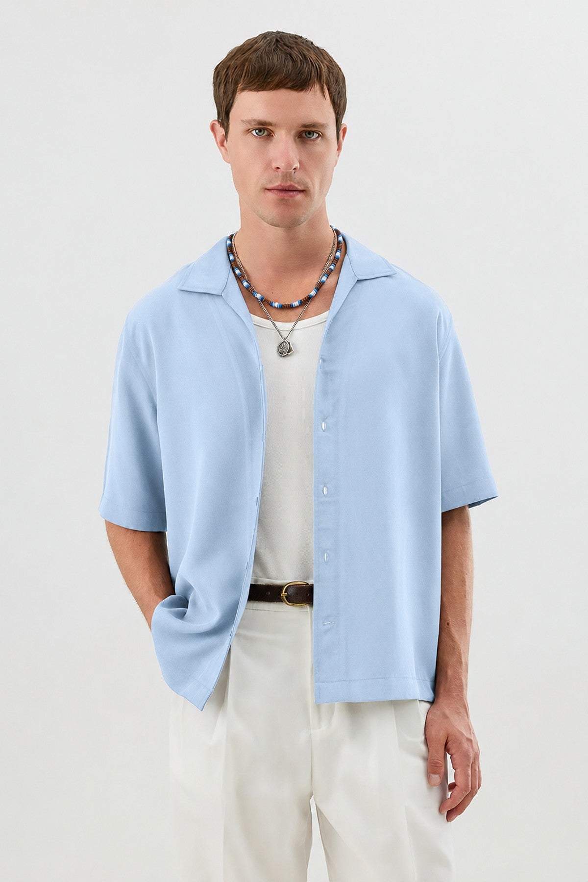 Lyocell Relax Fit Men's Shirt