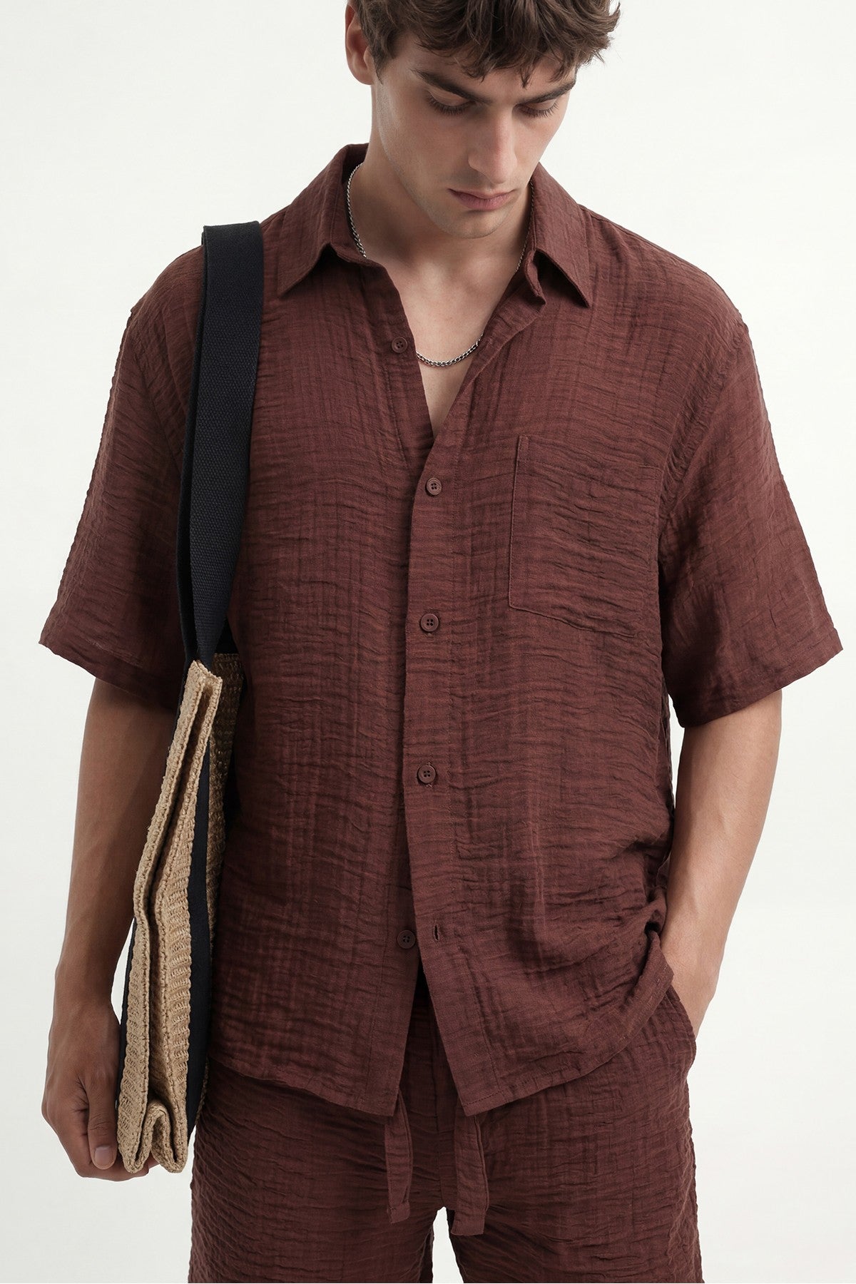 Antioch Distressed-Look Men's Shirt