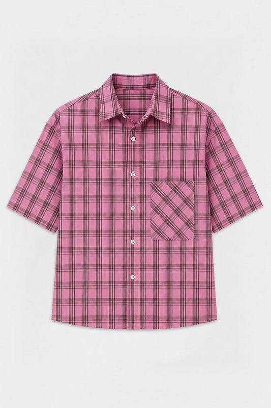 Checkered Short-Sleeve Shirt