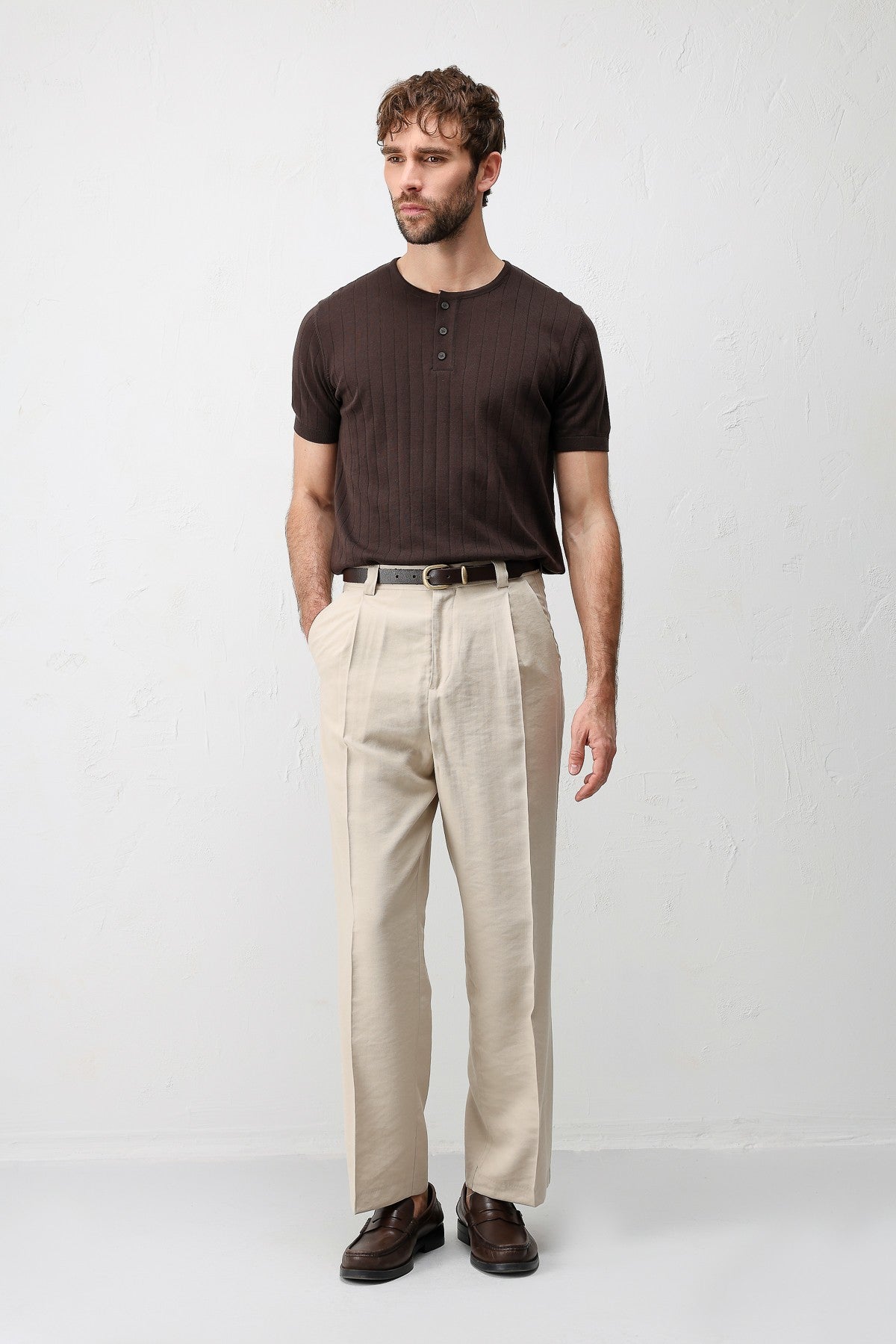 Antioch Pleated Relaxed-Fit Men's Pants