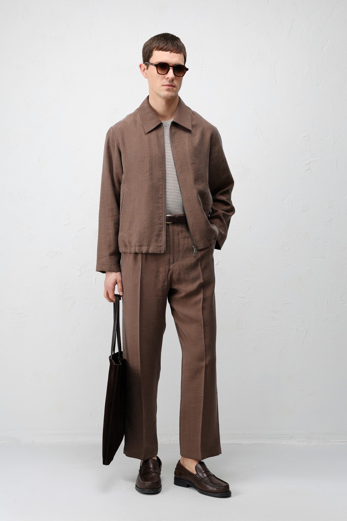 Antioch Lyocell Relaxed-Fit Pleated Men's Pants