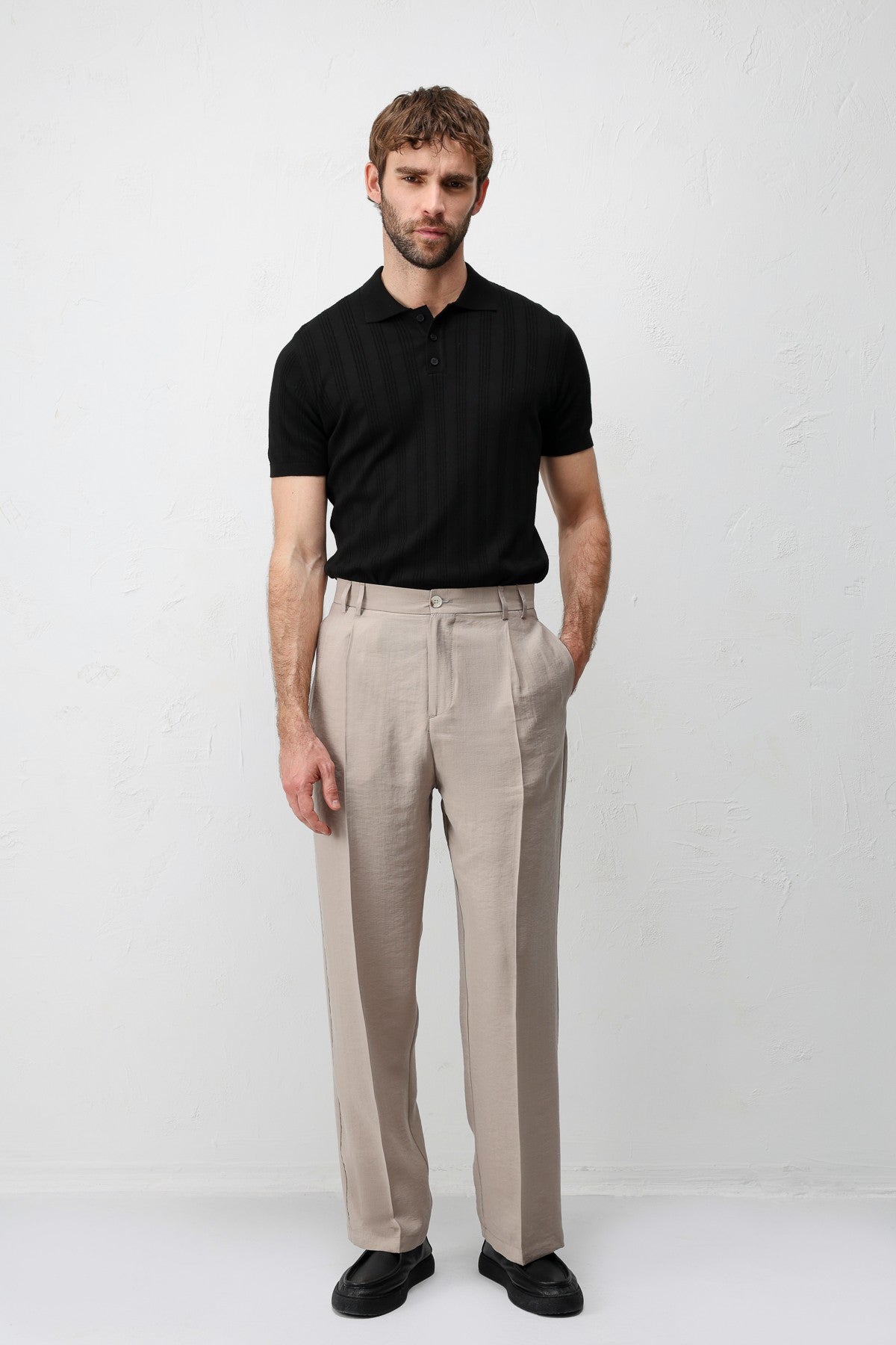 Antioch Lyocell Relaxed-Fit Pleated Men's Pants