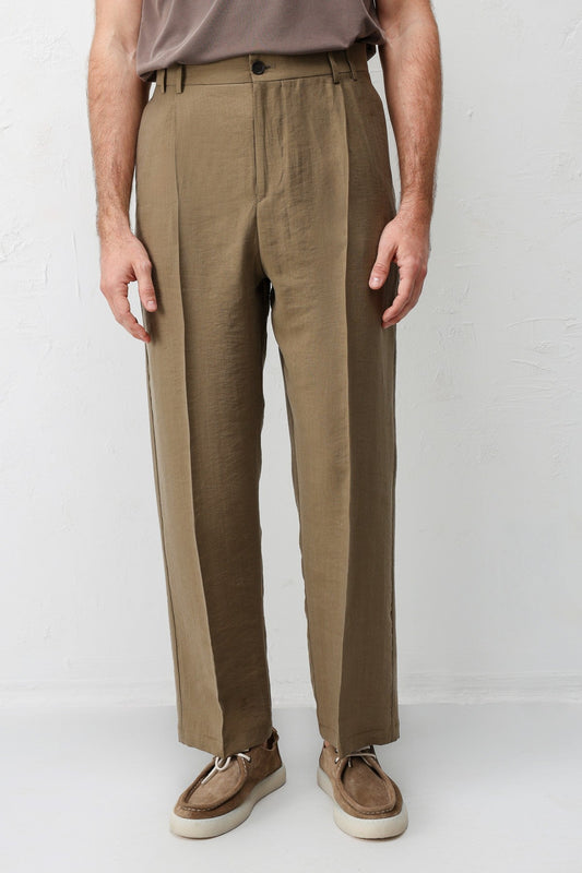 Antioch Lyocell Relaxed-Fit Pleated Men's Pants