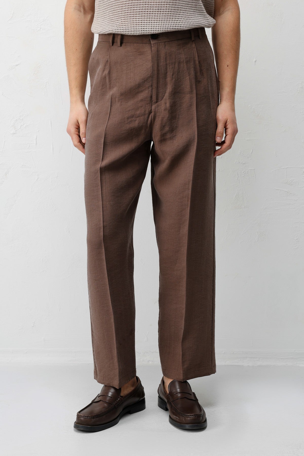 Antioch Lyocell Relaxed-Fit Pleated Men's Pants