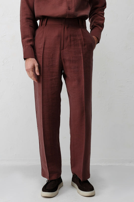 Antioch Lyocell Relaxed-Fit Pleated Men's Pants