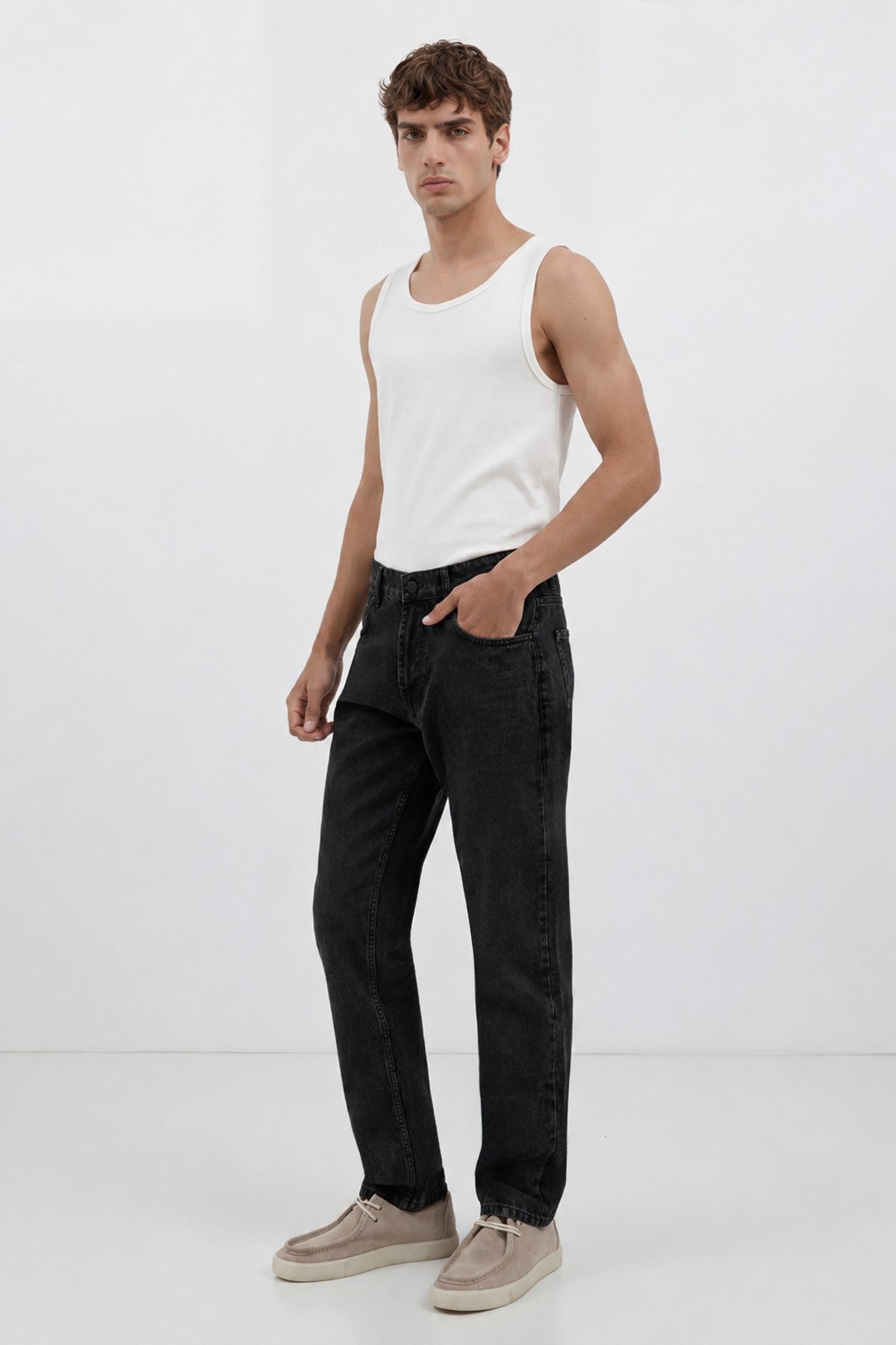 Tapered-Fit Men's Jeans