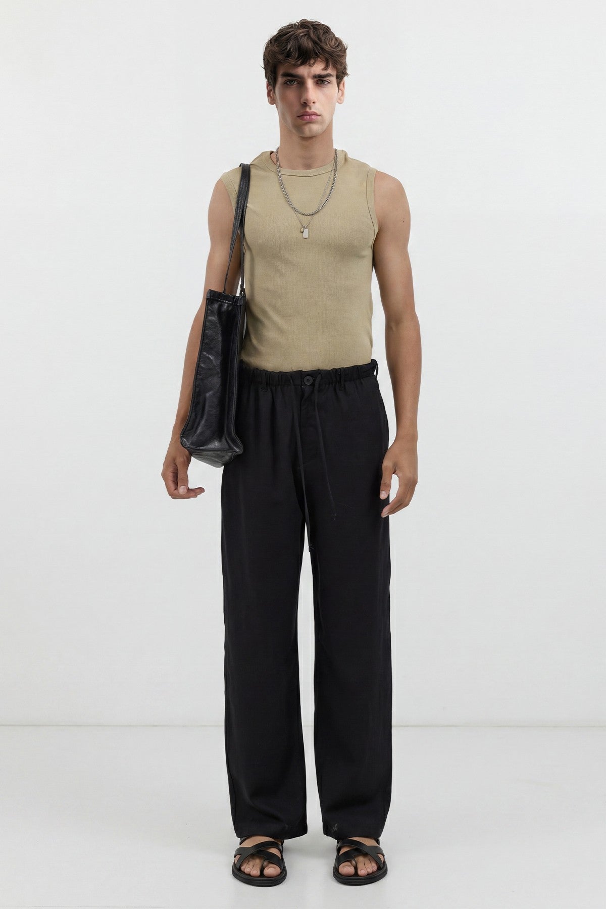 Antioch Linen-Blend Relaxed-Fit Men's Pants