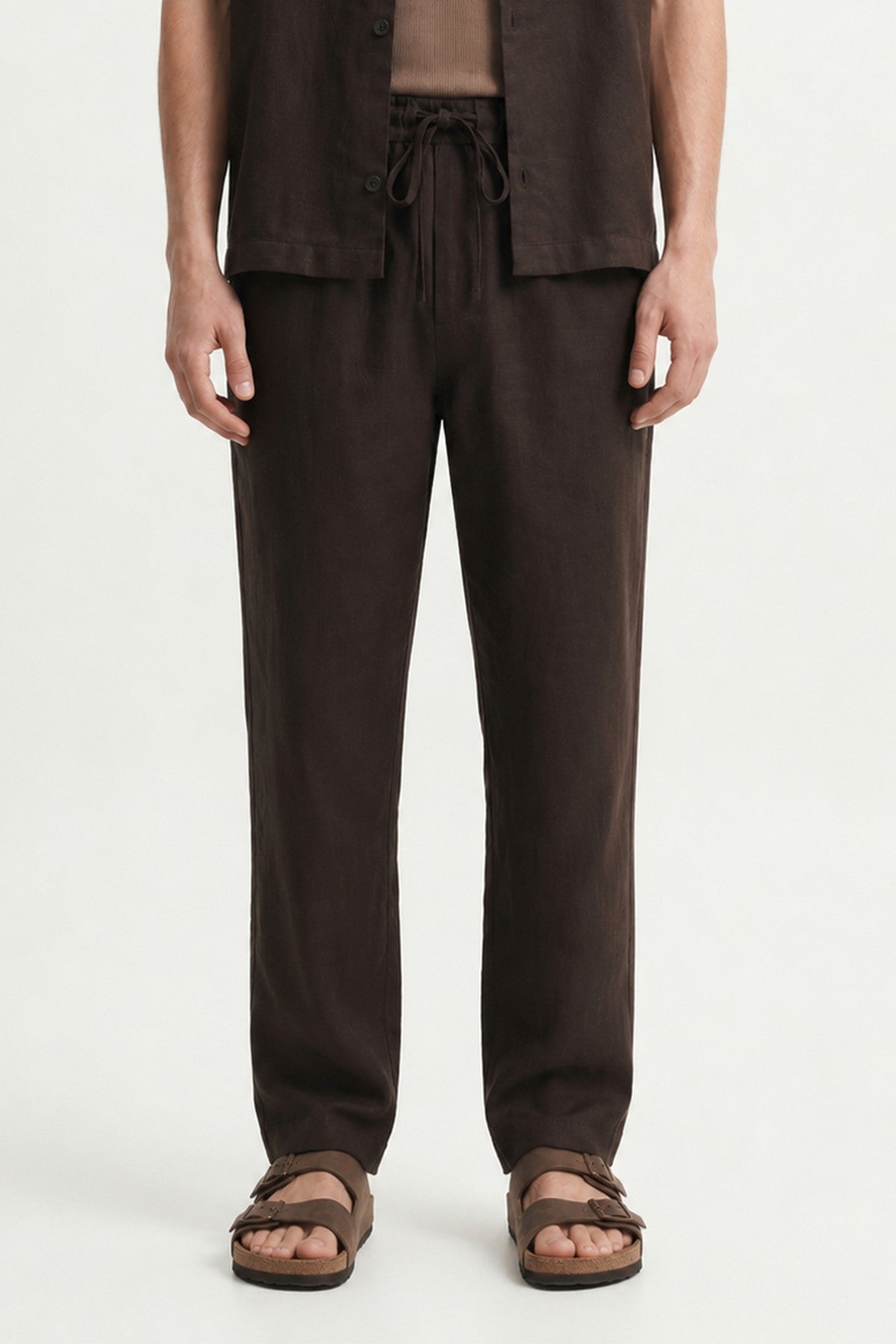 Antioch Linen-Blend Relaxed-Fit Men's Pants