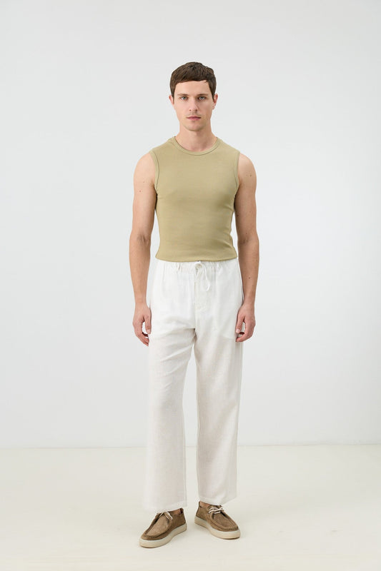 Antioch Linen-Blend Relaxed-Fit Men's Pants
