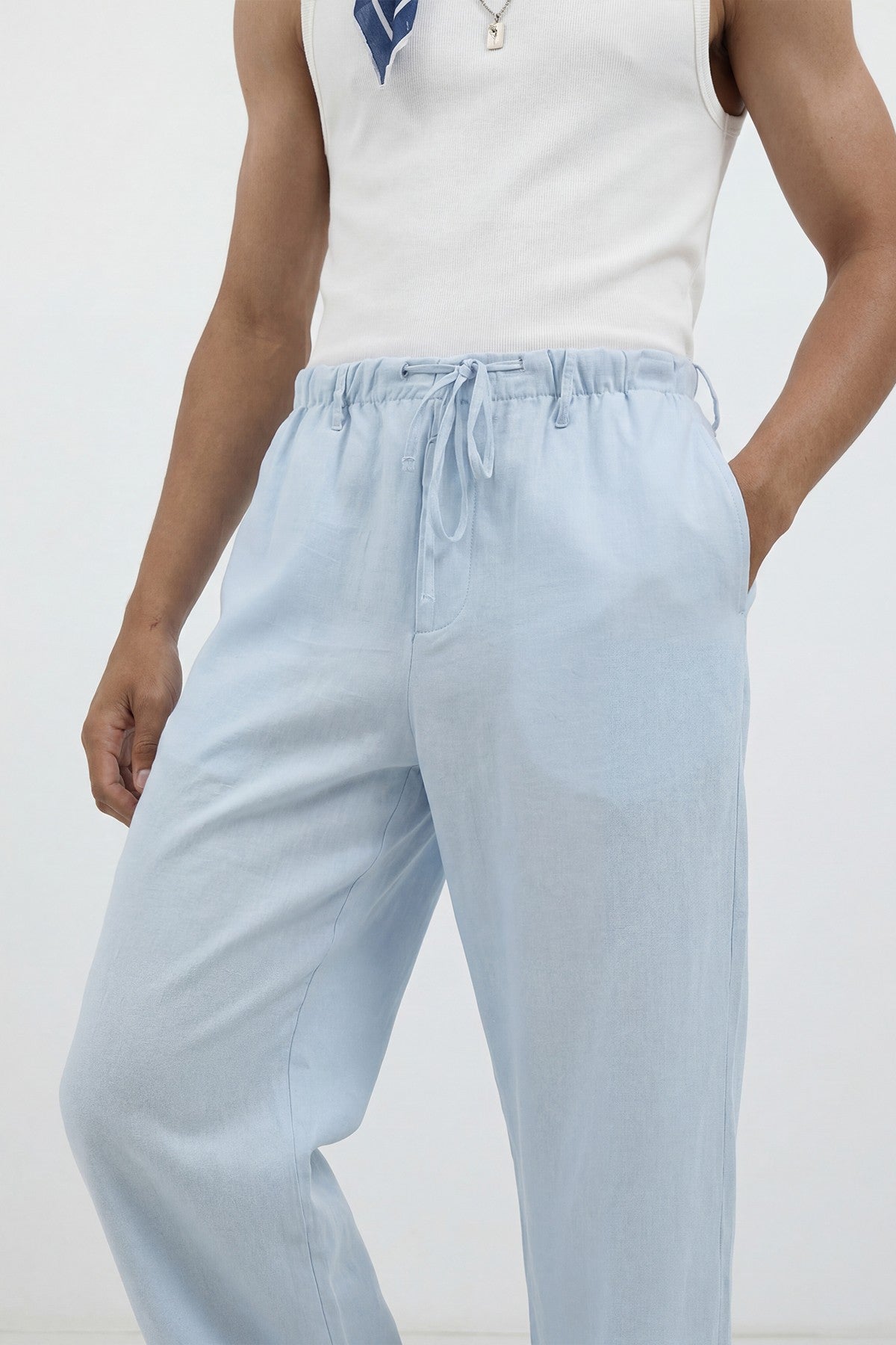Antioch Linen-Blend Relaxed-Fit Men's Pants
