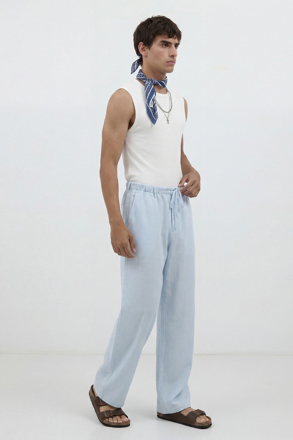Antioch Linen-Blend Relaxed-Fit Men's Pants