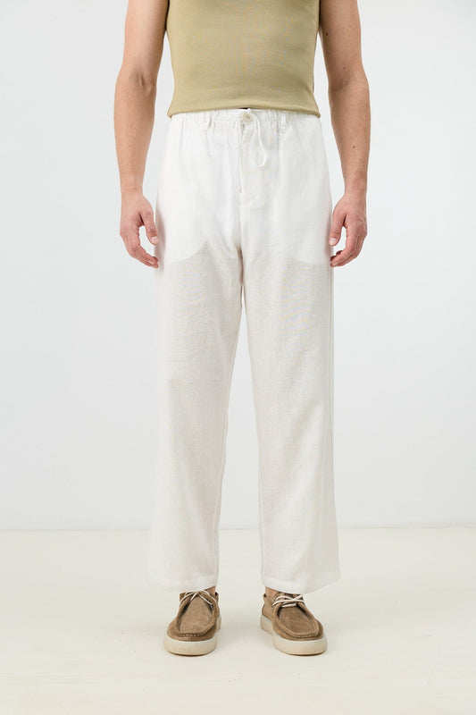 Antioch Linen-Blend Relaxed-Fit Men's Pants
