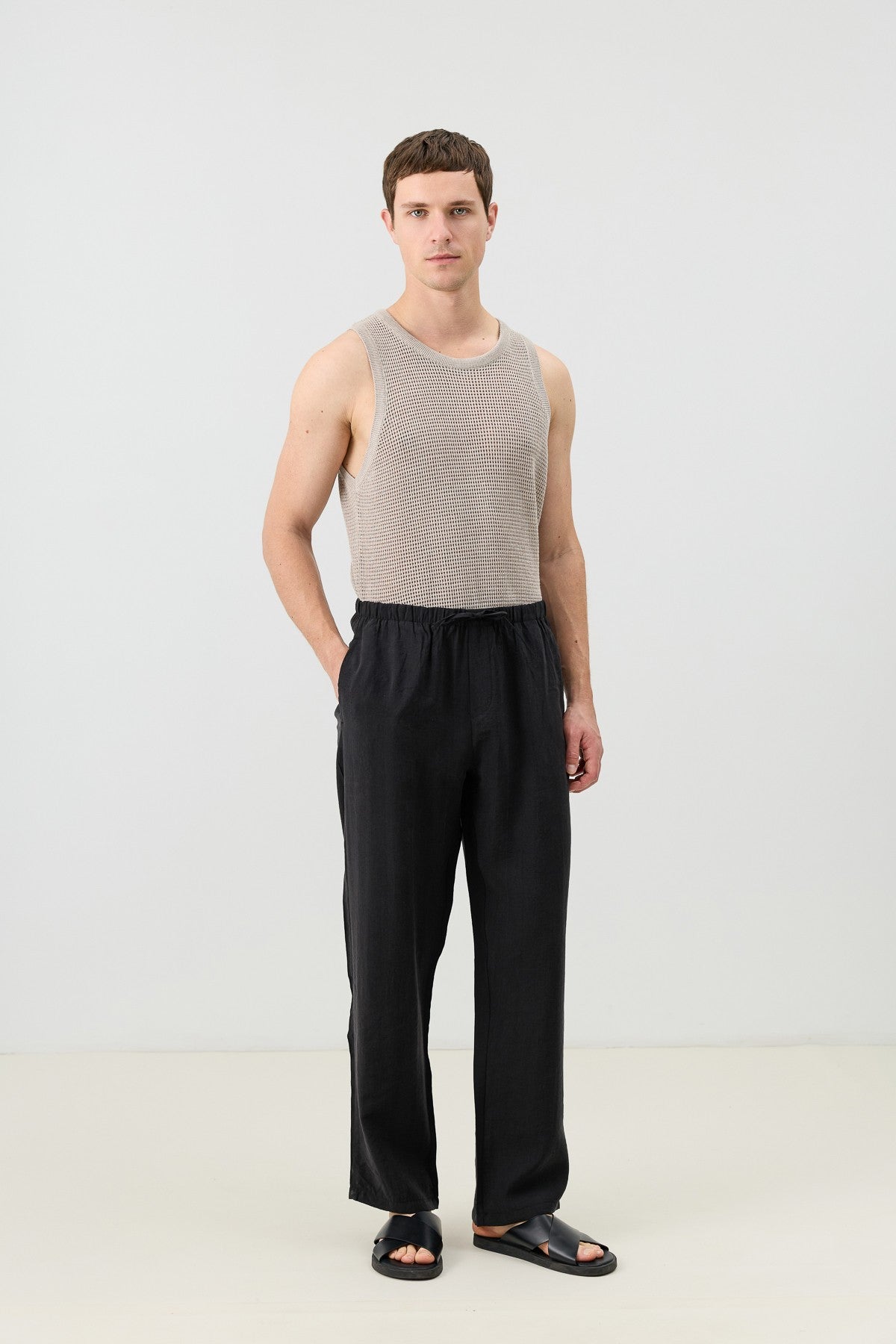 Men's Relaxed-Fit Pants with Lyocell Blend