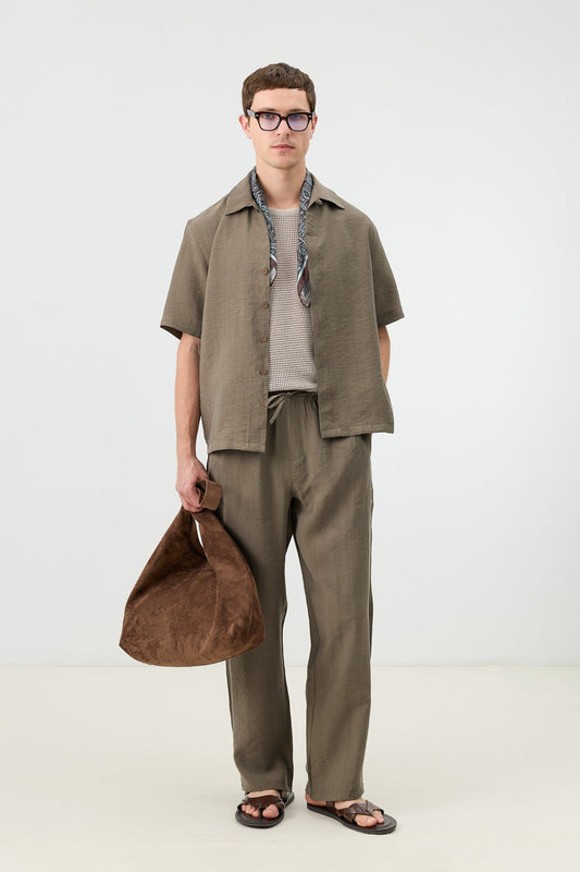 Men's Relaxed-Fit Pants with Lyocell Blend