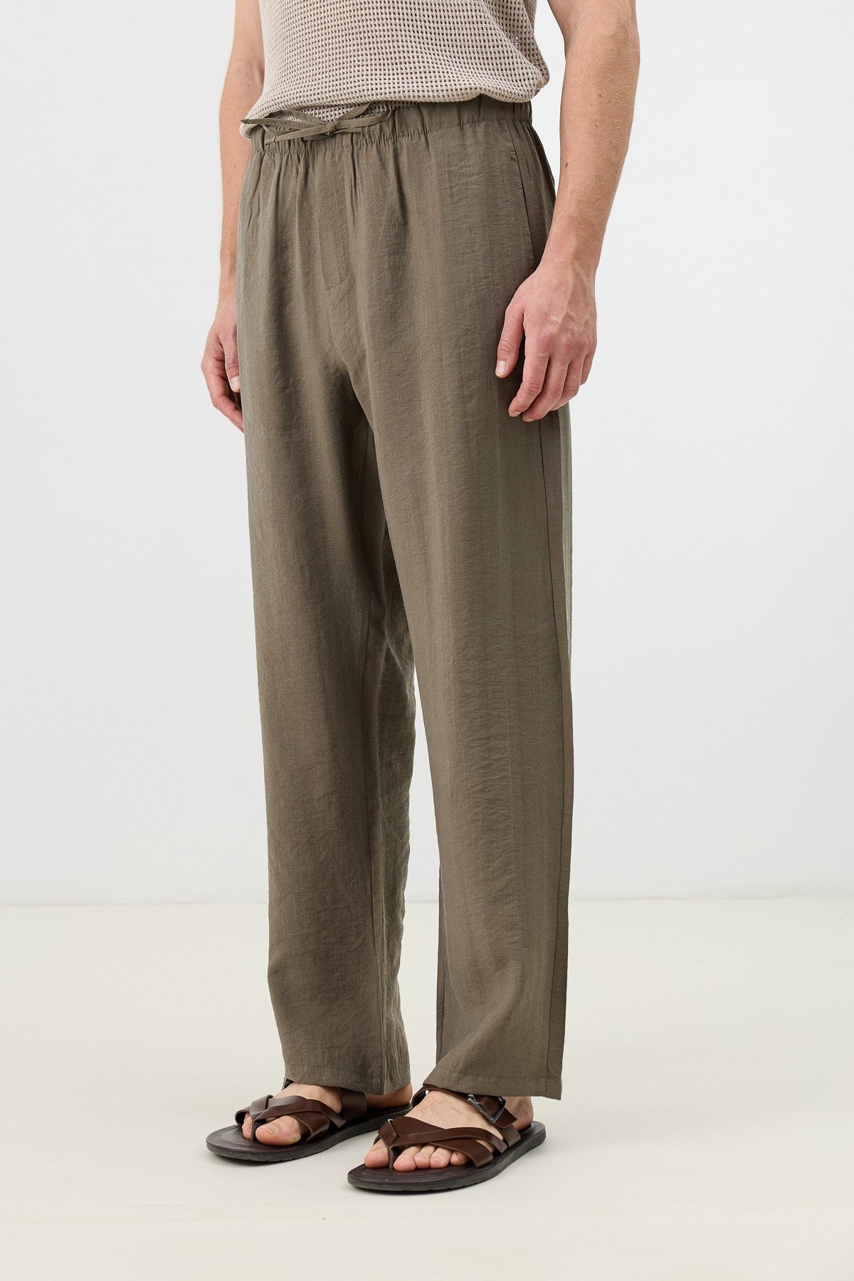 Men's Relaxed-Fit Pants with Lyocell Blend