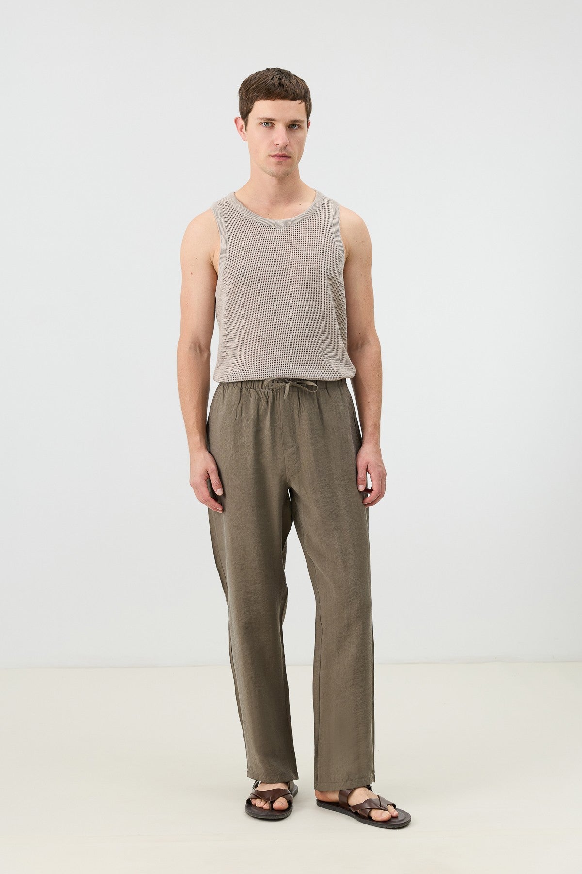 Men's Relaxed-Fit Pants with Lyocell Blend