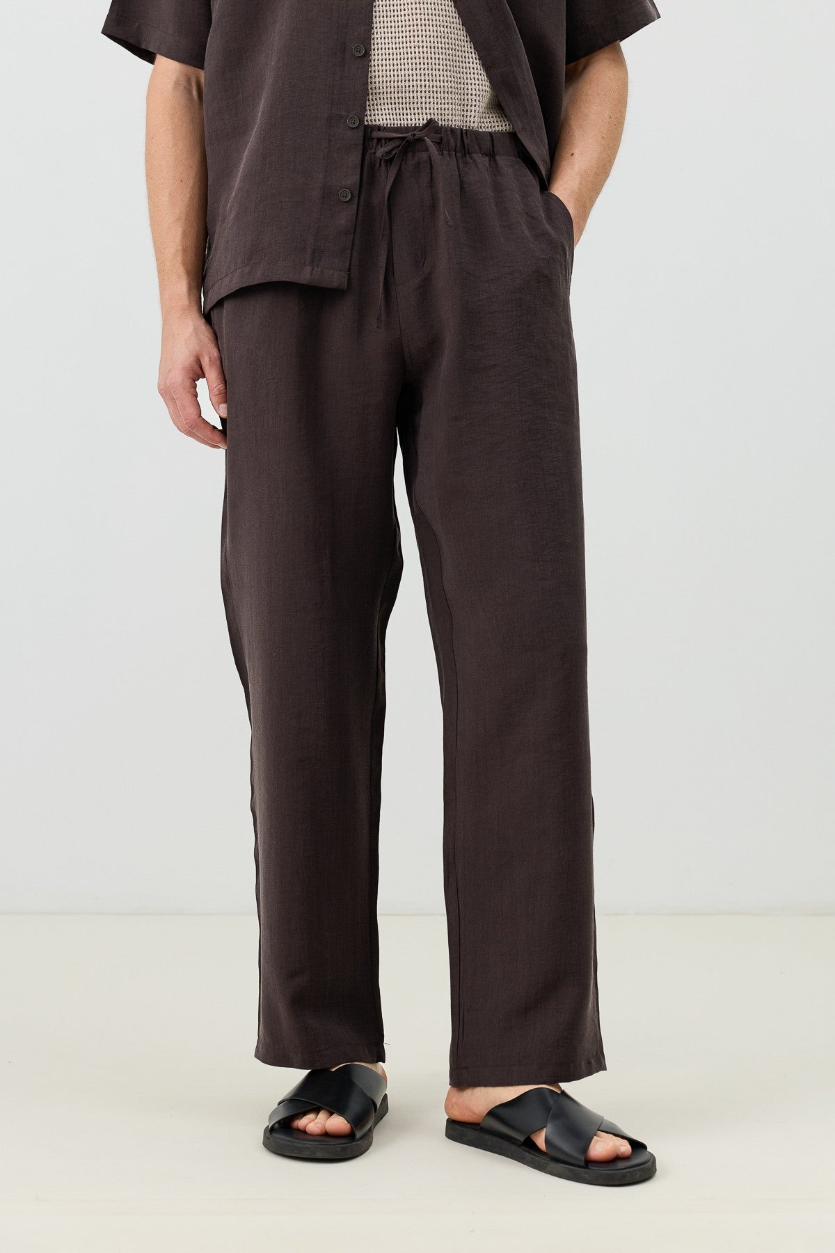 Men's Relaxed-Fit Pants with Lyocell Blend