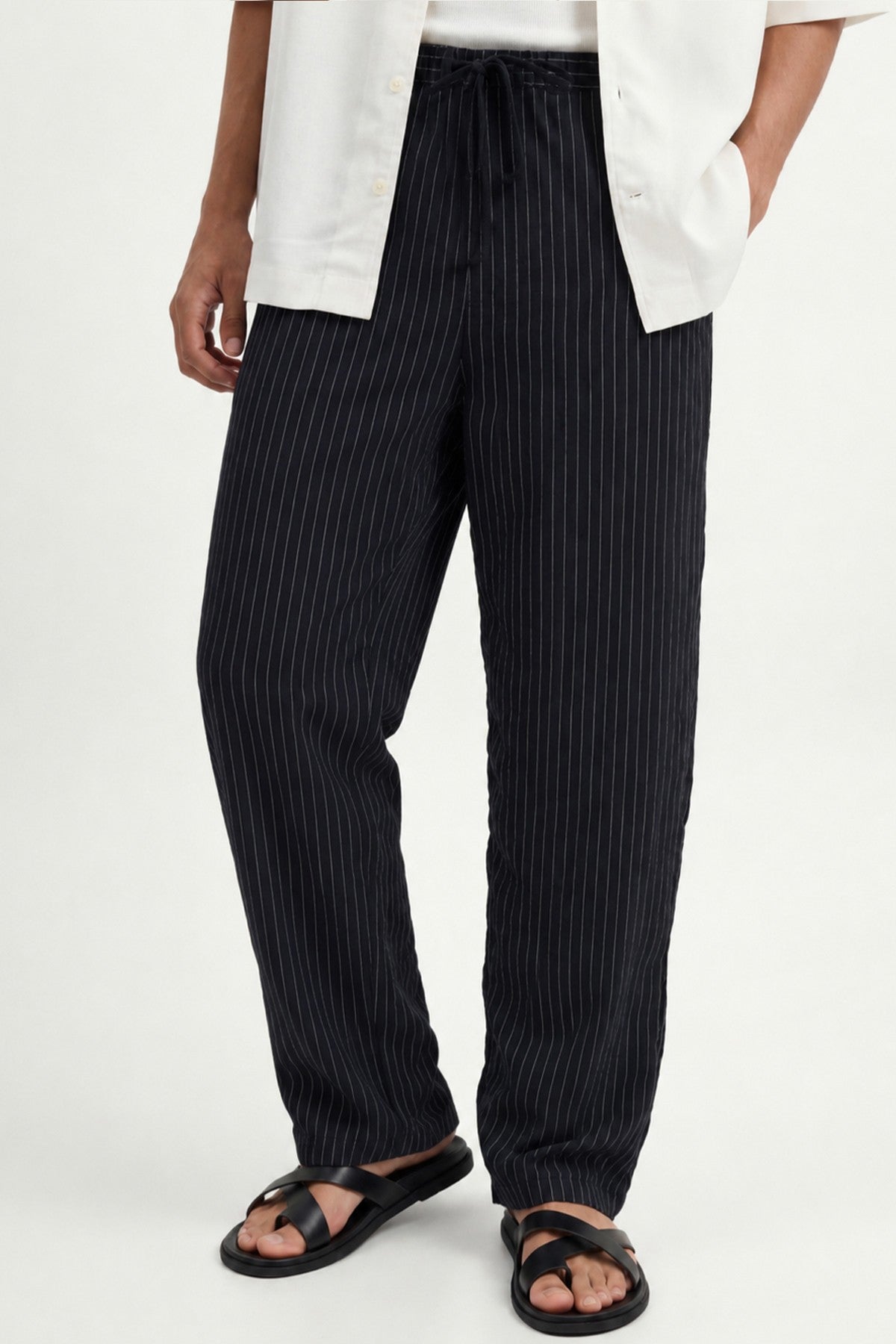 Antioch Men's Striped Pants with Modal Blend