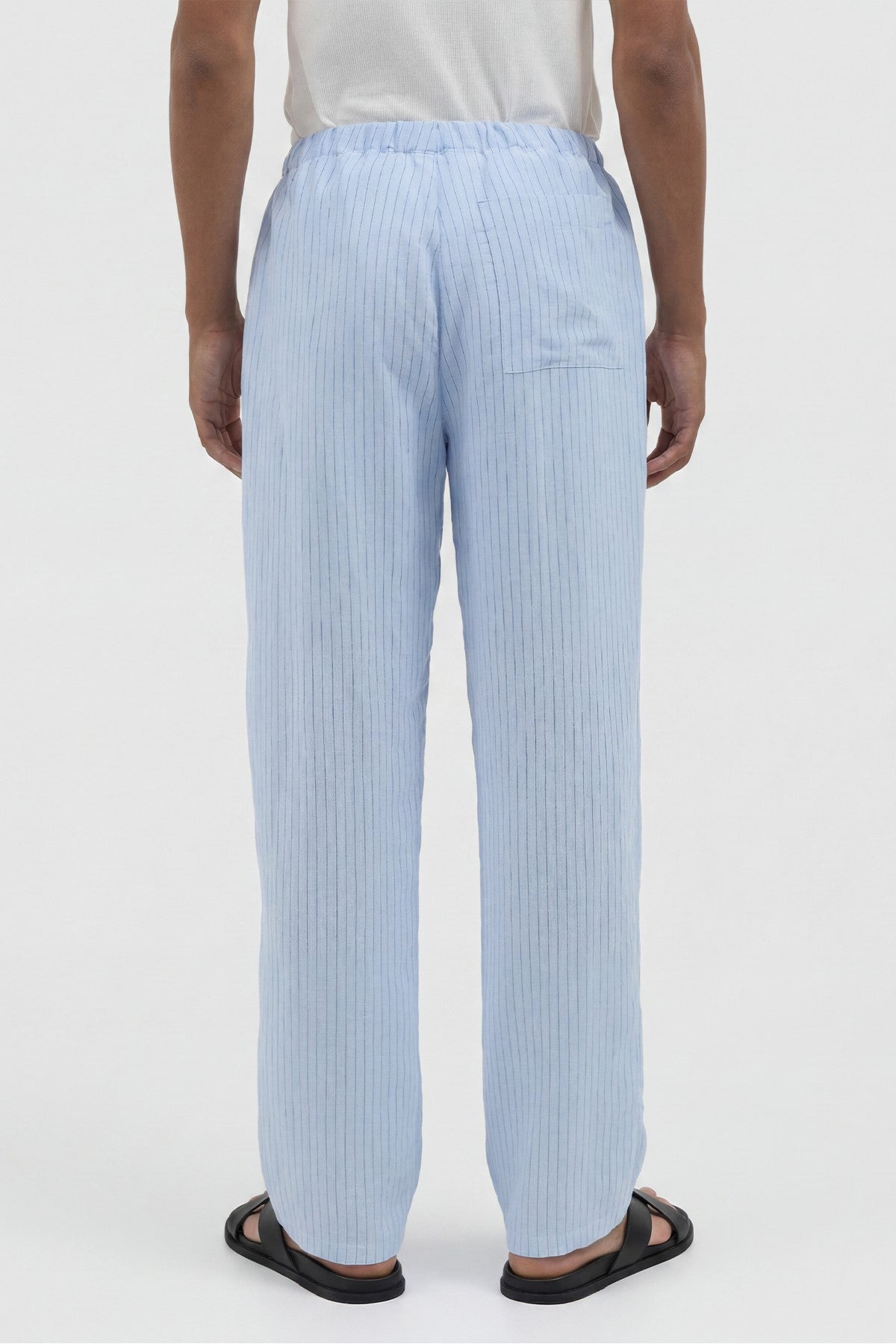 Men's Striped Pants with Modal Blend