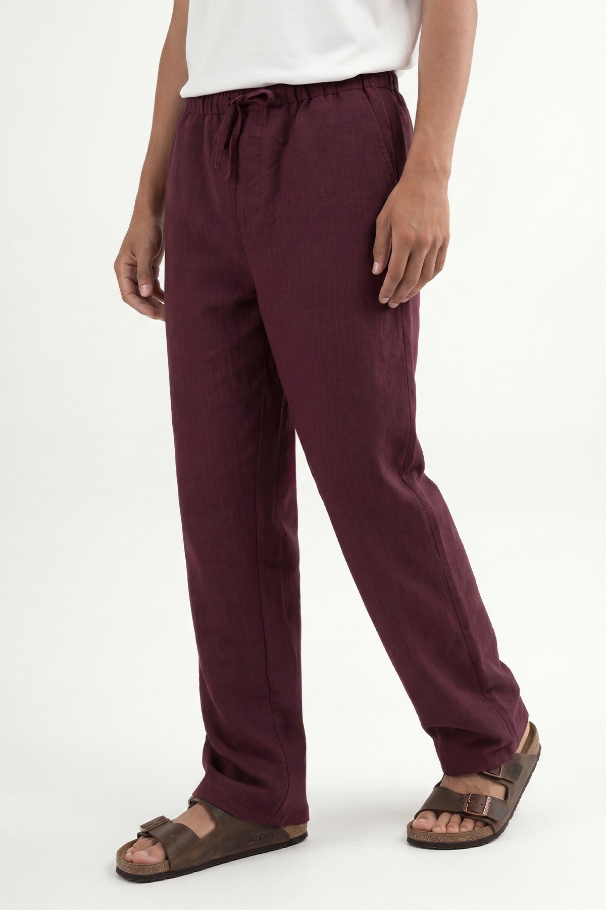 Men's Striped Pants with Modal Blend