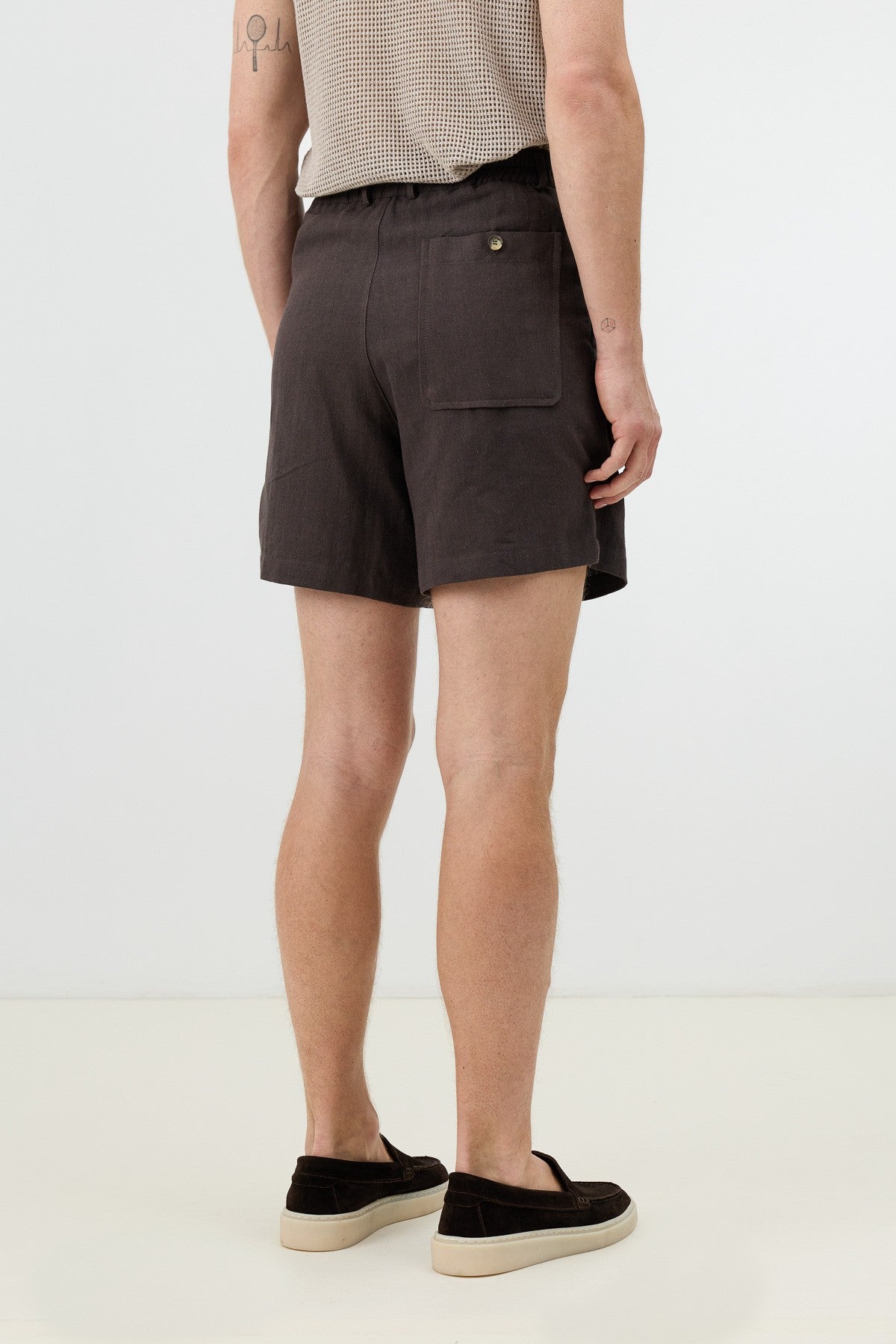 Antioch Men's Textured Linen-Blend Shorts