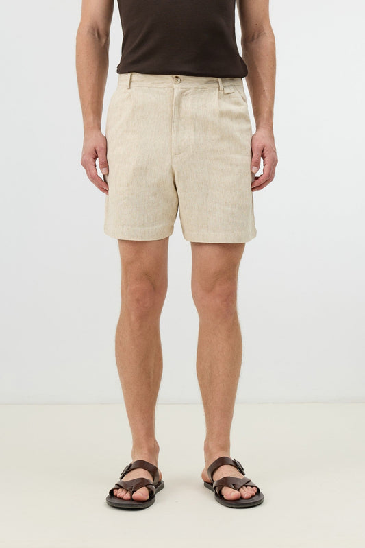 Antioch Men's Textured Linen-Blend Shorts
